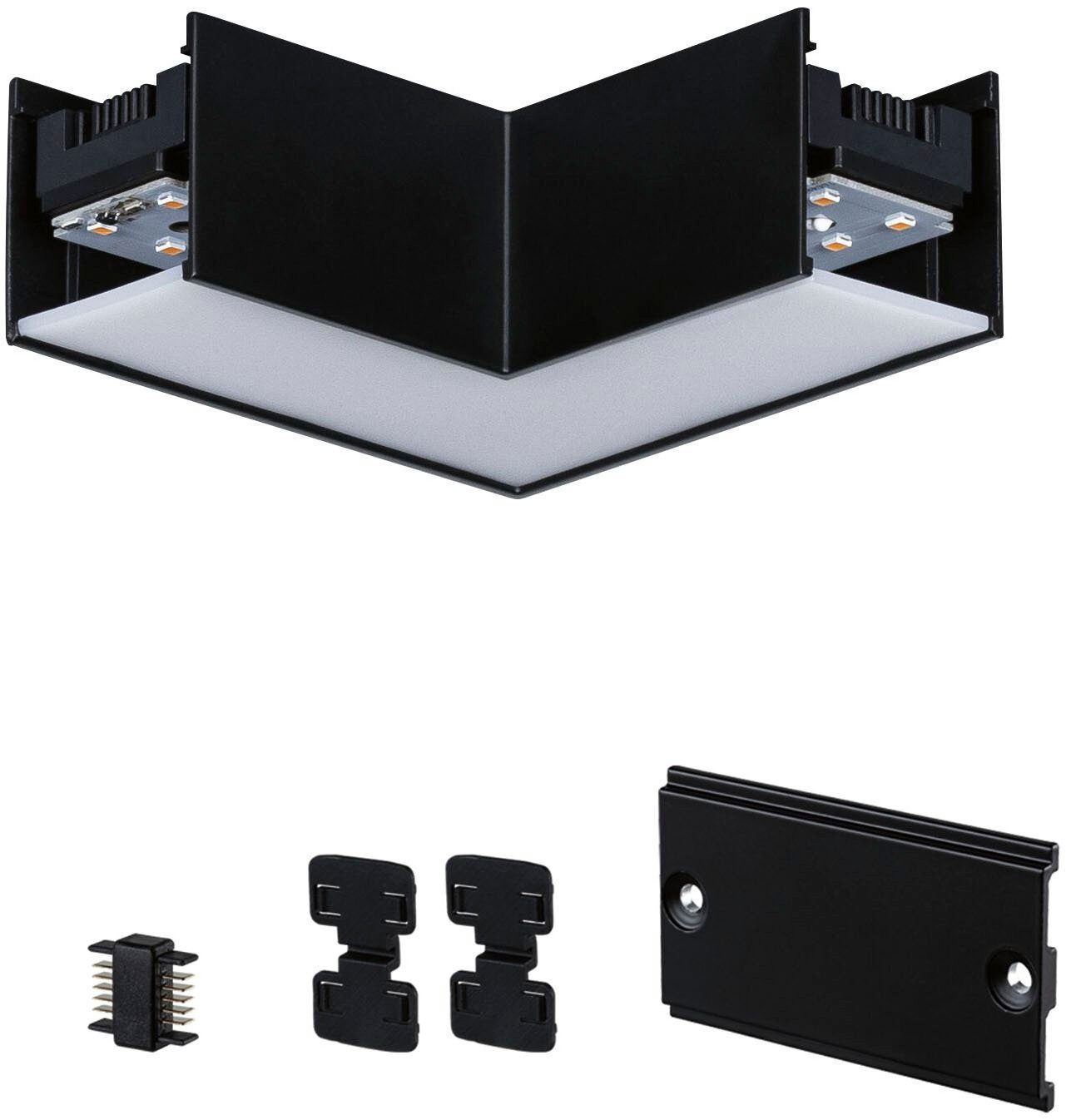 Paulmann Schienensystem-Leuchten Linion Lichtkanal 90 ° 2000lm/m 3000K, LED fest integriert, Warmweiß