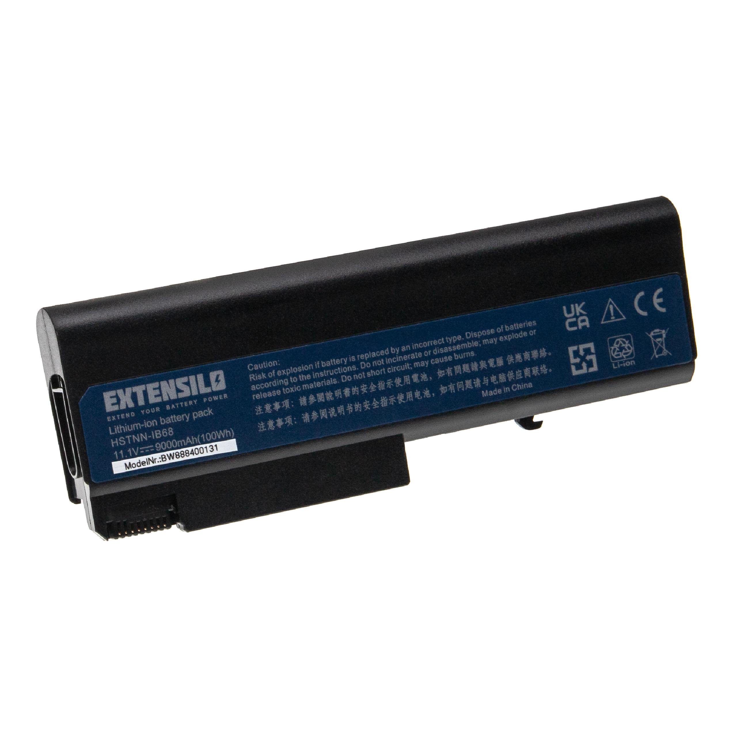 Extensilo Ersatz für HSTNN-I44C-A, HSTNN-I44C-B, HSTNN-I45C-A, HSTNN-I45C, mAh HP 9000 Laptop-Akku