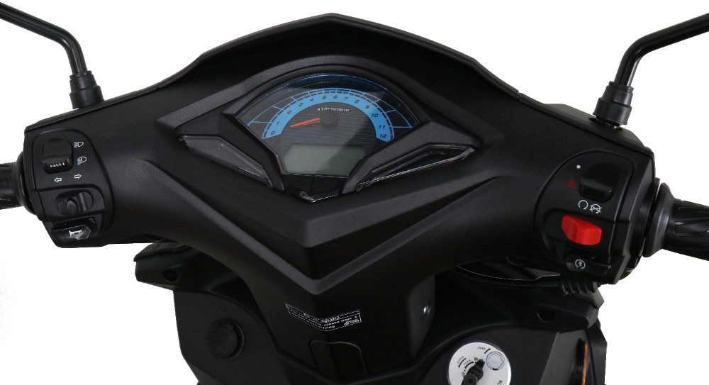 GT UNION Motorroller Striker 125, 124,6 ccm, 85 km/h, Euro 5+, Luftgekühlter Motor