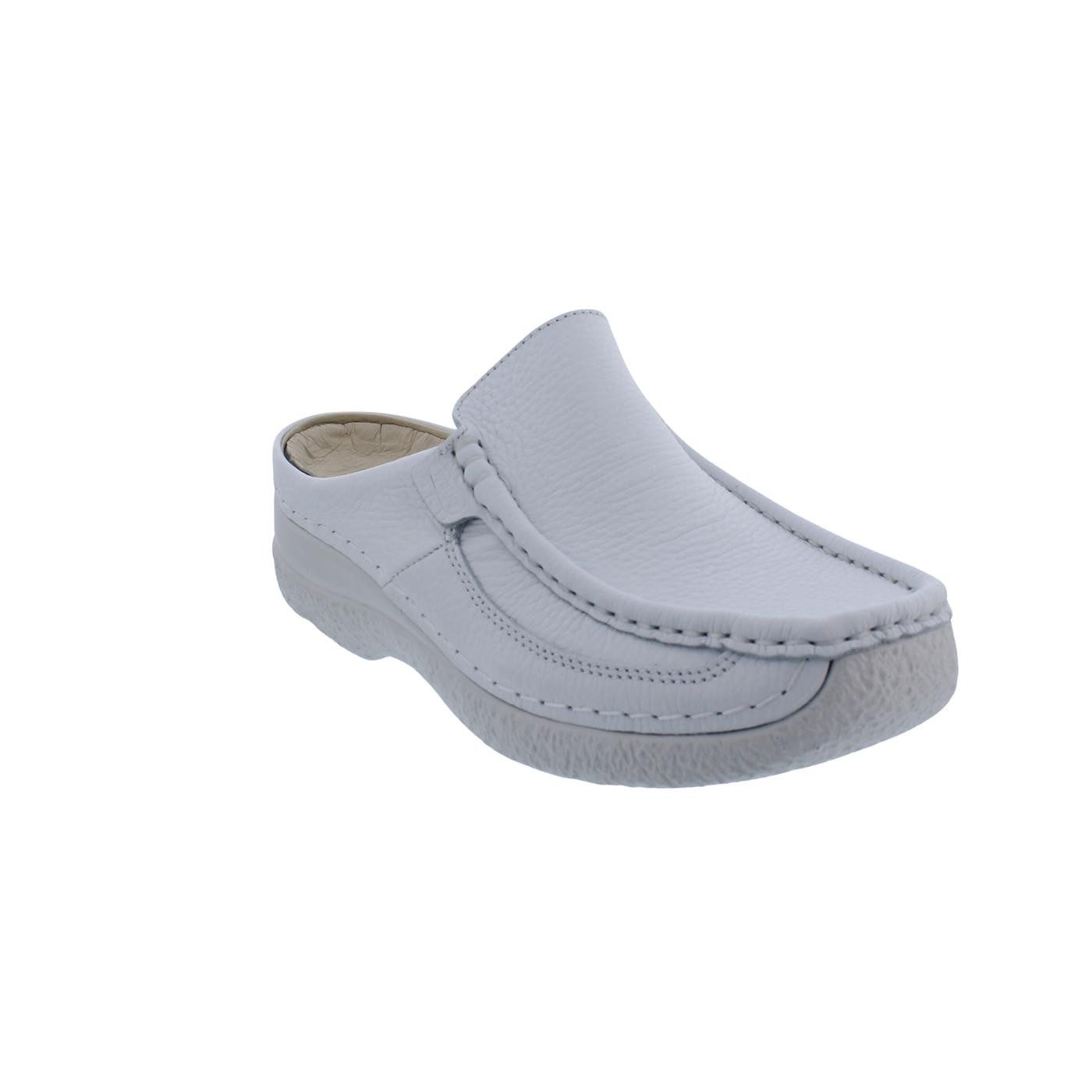 WOLKY Wolky Roll-Slide, Clog, Printed leather, White 0620270-101 Clog