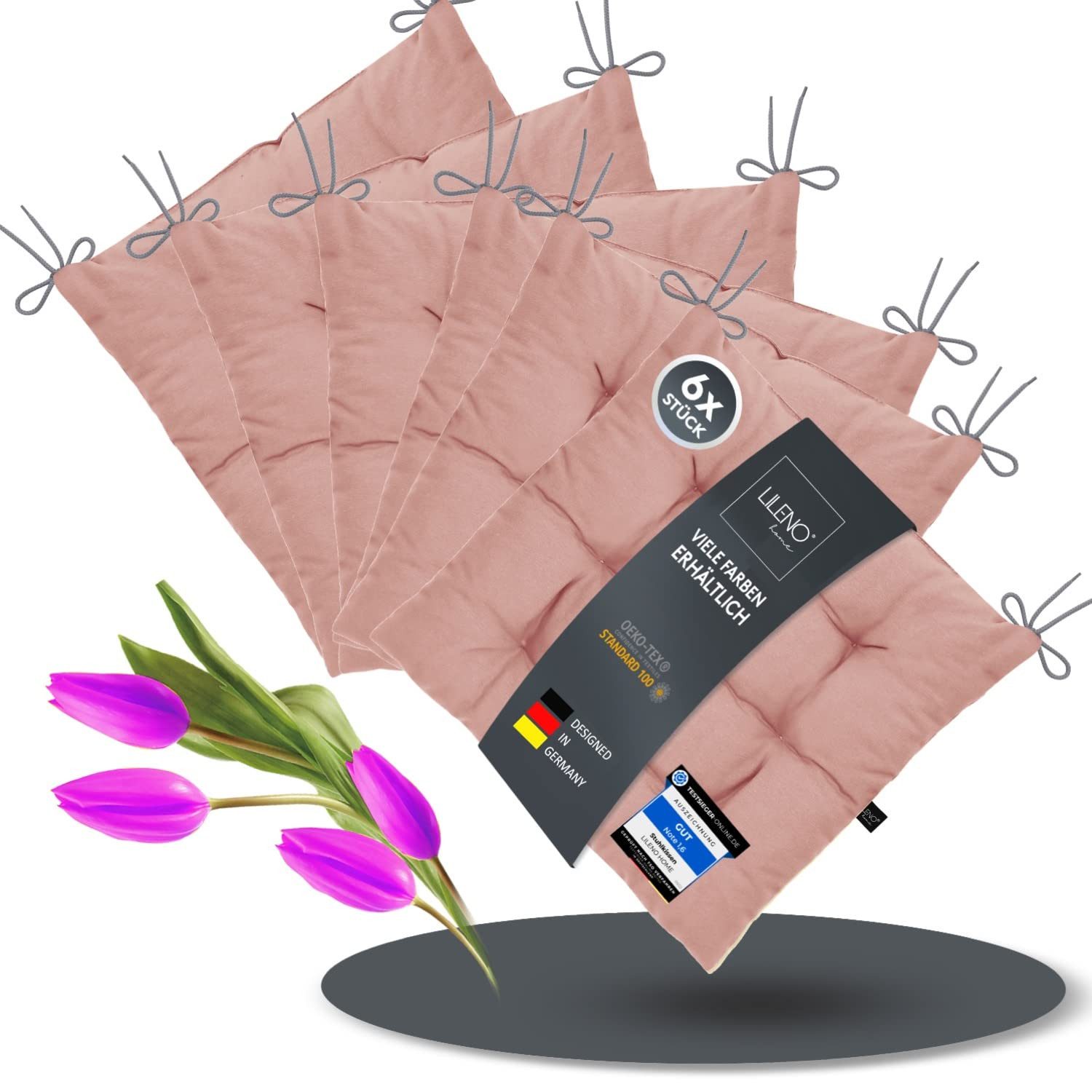 LILENO HOME Stuhlkissen Sitzkissen für Gartenstuhl, günstig online kaufen