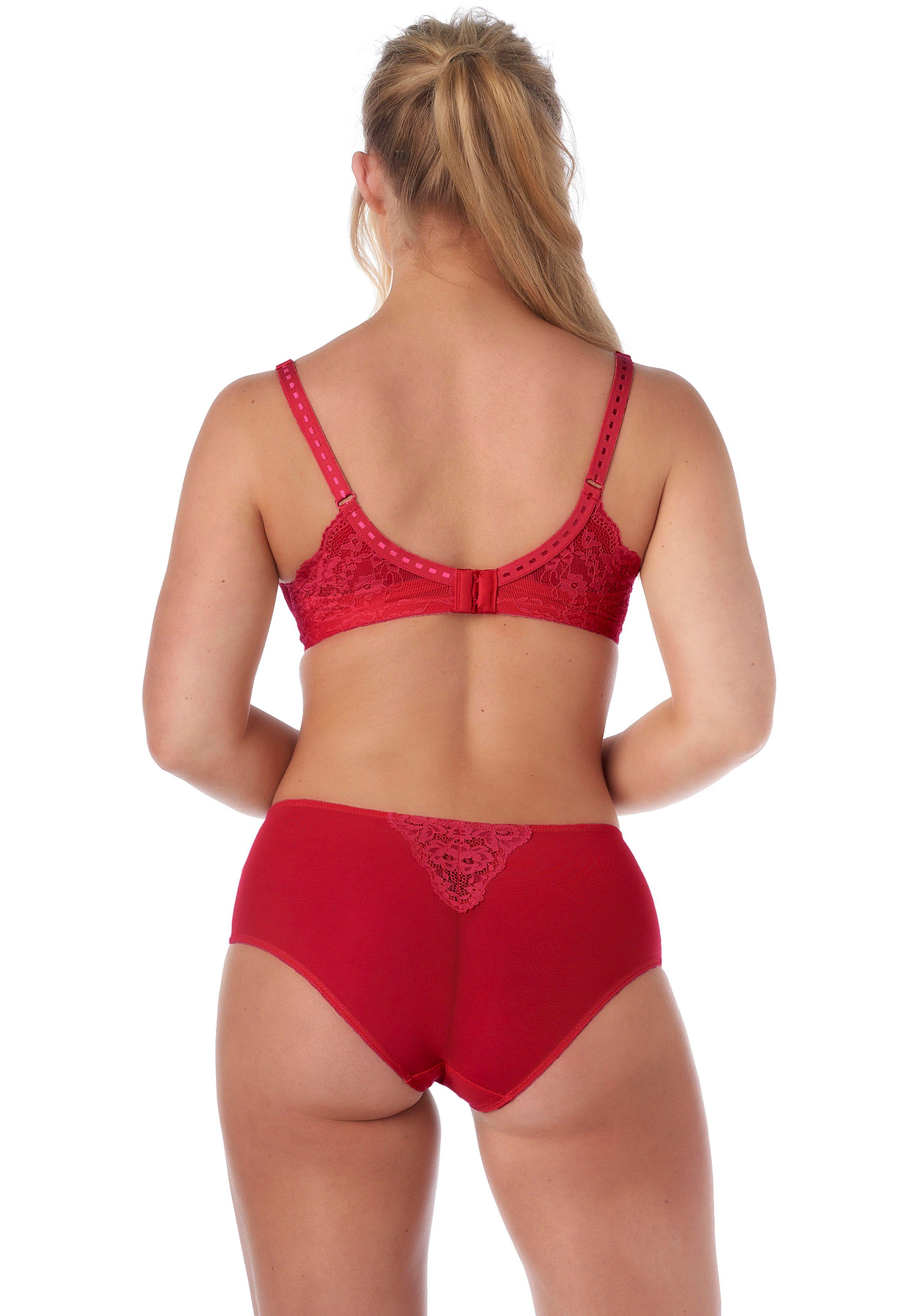 After Eden D-cup & up Panty BO Mit Spitze, leicht durchsichtig, feminin, bequem, weich, elastisch
