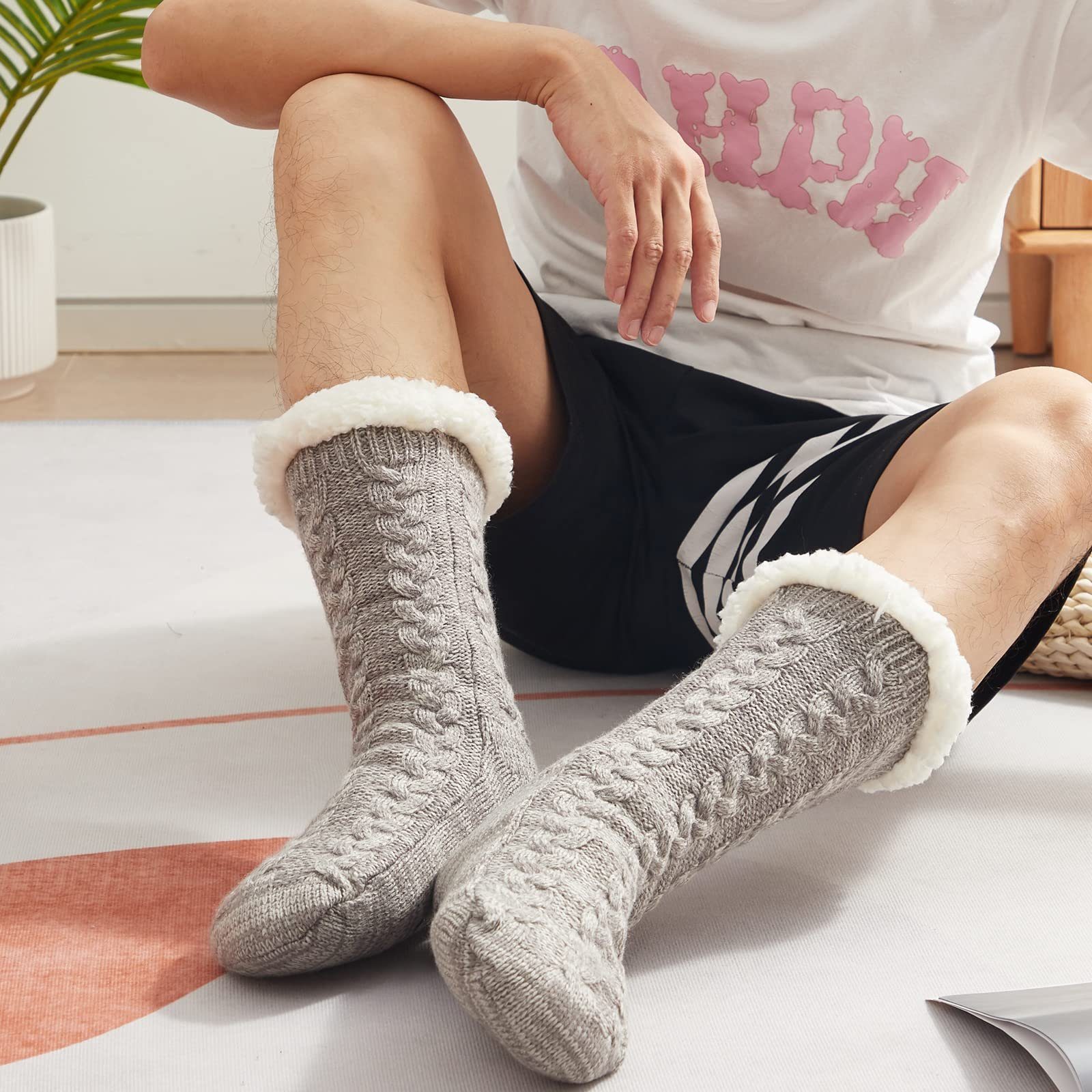 Coonoor Kuschelsocken Thermosocken -Herren Kuschelsocken Haussocken günstig online kaufen