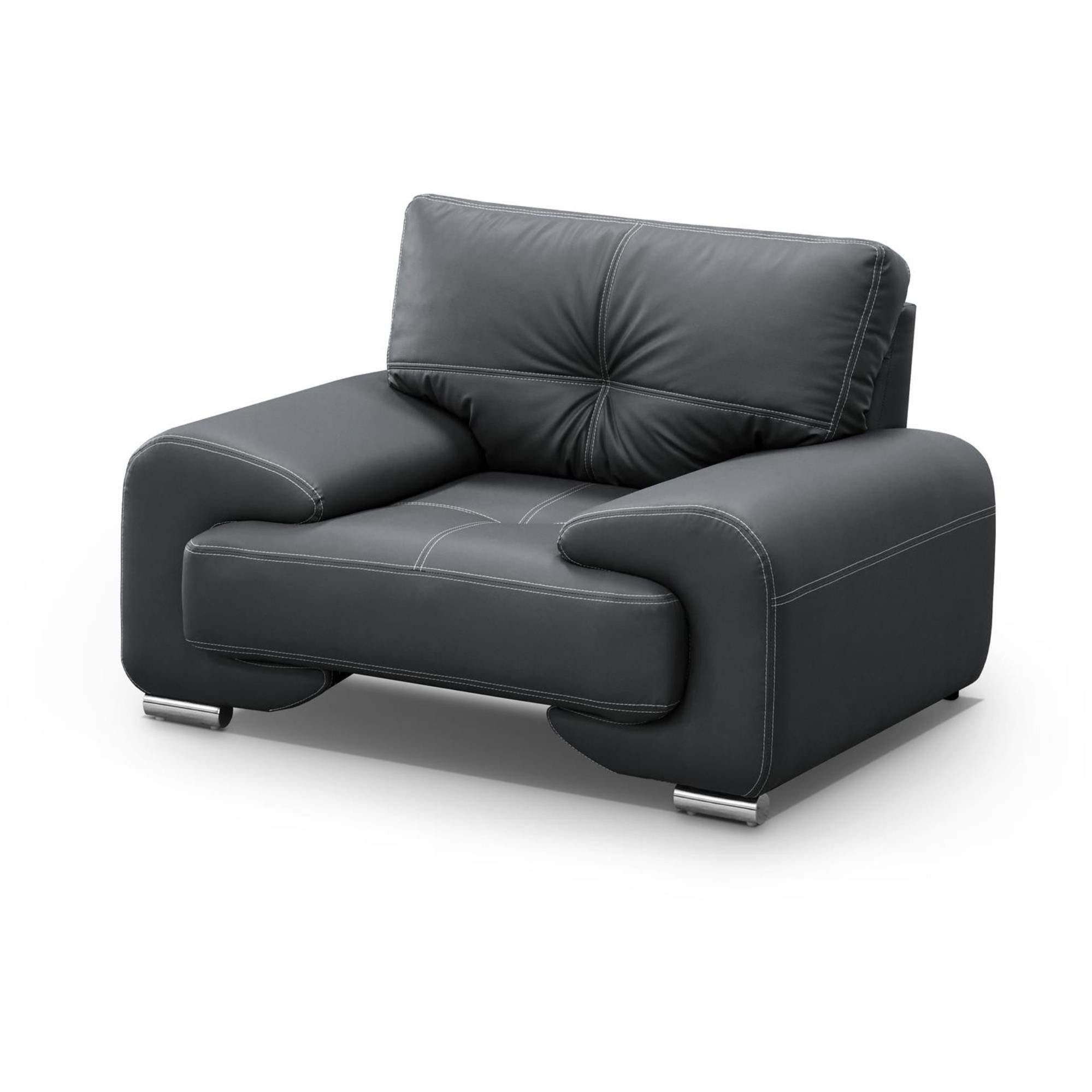 Beautysofa Big-Sofa Polstergarnitur Omega Set 3+2+1 Sofa Wohnzimmer Sofagarnitur, modernes Sofaset für Wohnzimmer, Kunstleder Couchgarnitur im modernen Design