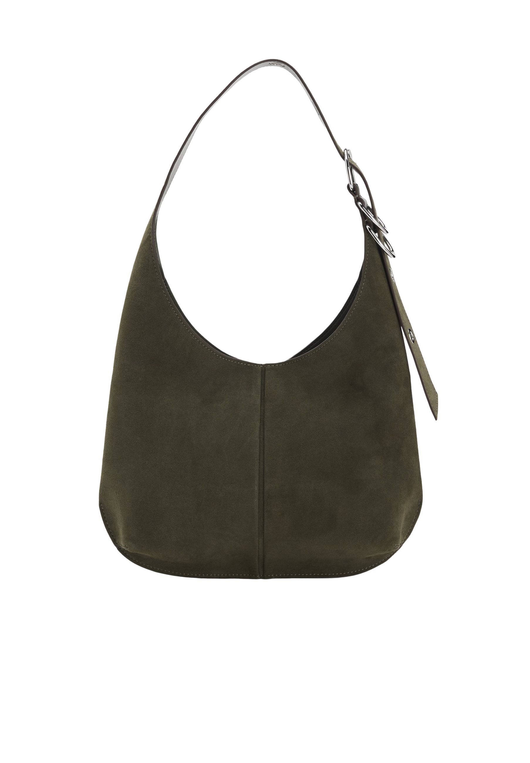 BOSS Umhängetasche Hobo Clarice aus Verloursleder (keine Angabe, 1-tlg., keine Angabe)