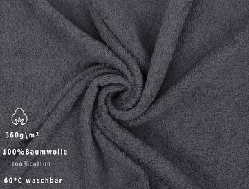 Betz Handtuch Set 10-TLG. Handtuch-Set Palermo Farbe anthrazit, 100% Baumwolle (Set, 10-St)