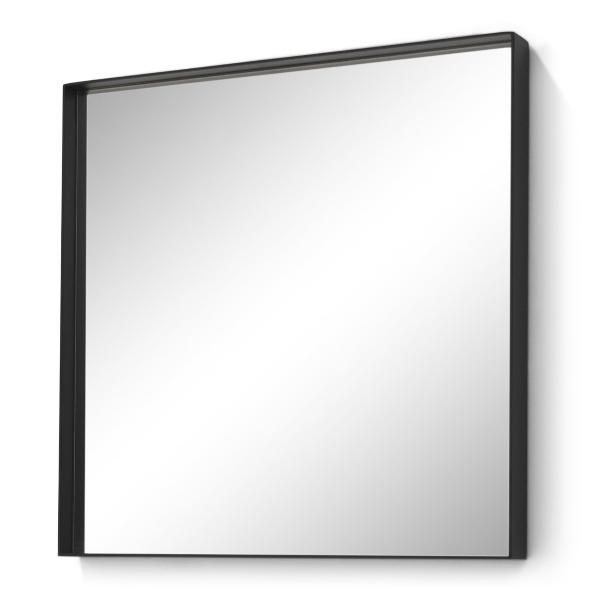 Eckig Spinder Spiegel Spiegel | Donna Schwarz Schwarz 2 60x60cm Schwarz Design Spinder