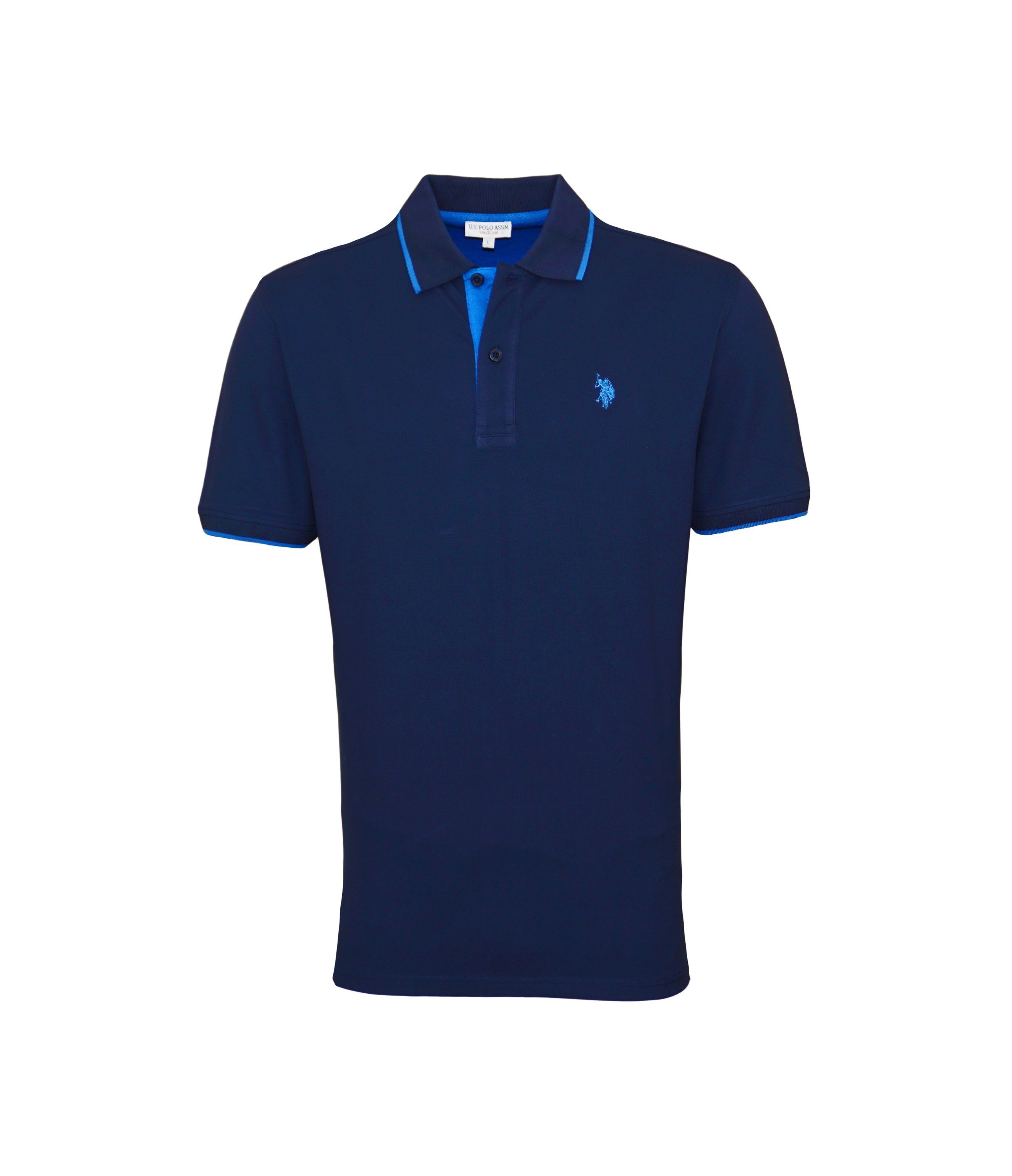 U.S. Polo Assn Poloshirt Shirt Poloshirt Fashion Polo Shortsleeve (1-tlg) dunkelblau | Sport-Poloshirts