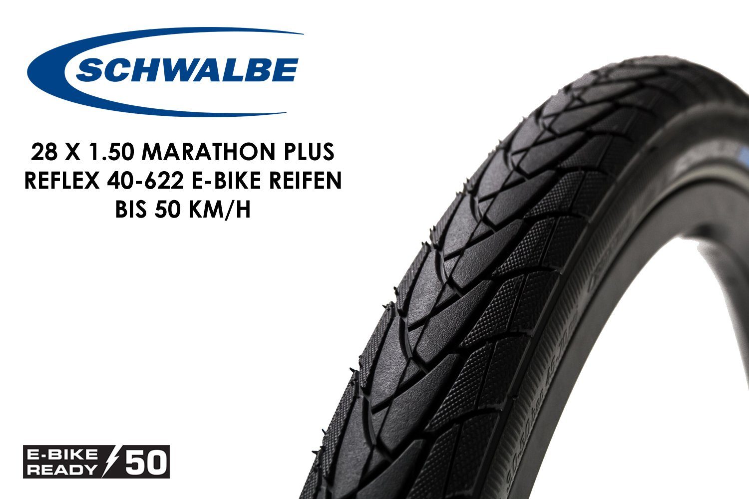 Schwalbe Fahrradreifen 28 Zoll Schwalbe Marathon Plus Fahrrad Reifen, (1-tlg)