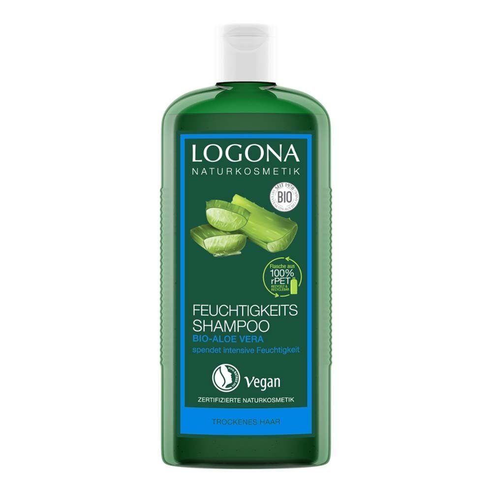 LOGONA Haarshampoo Logona Feuchtigkeits-Shampoo Bio-Aloe Vera, Naturprodukt