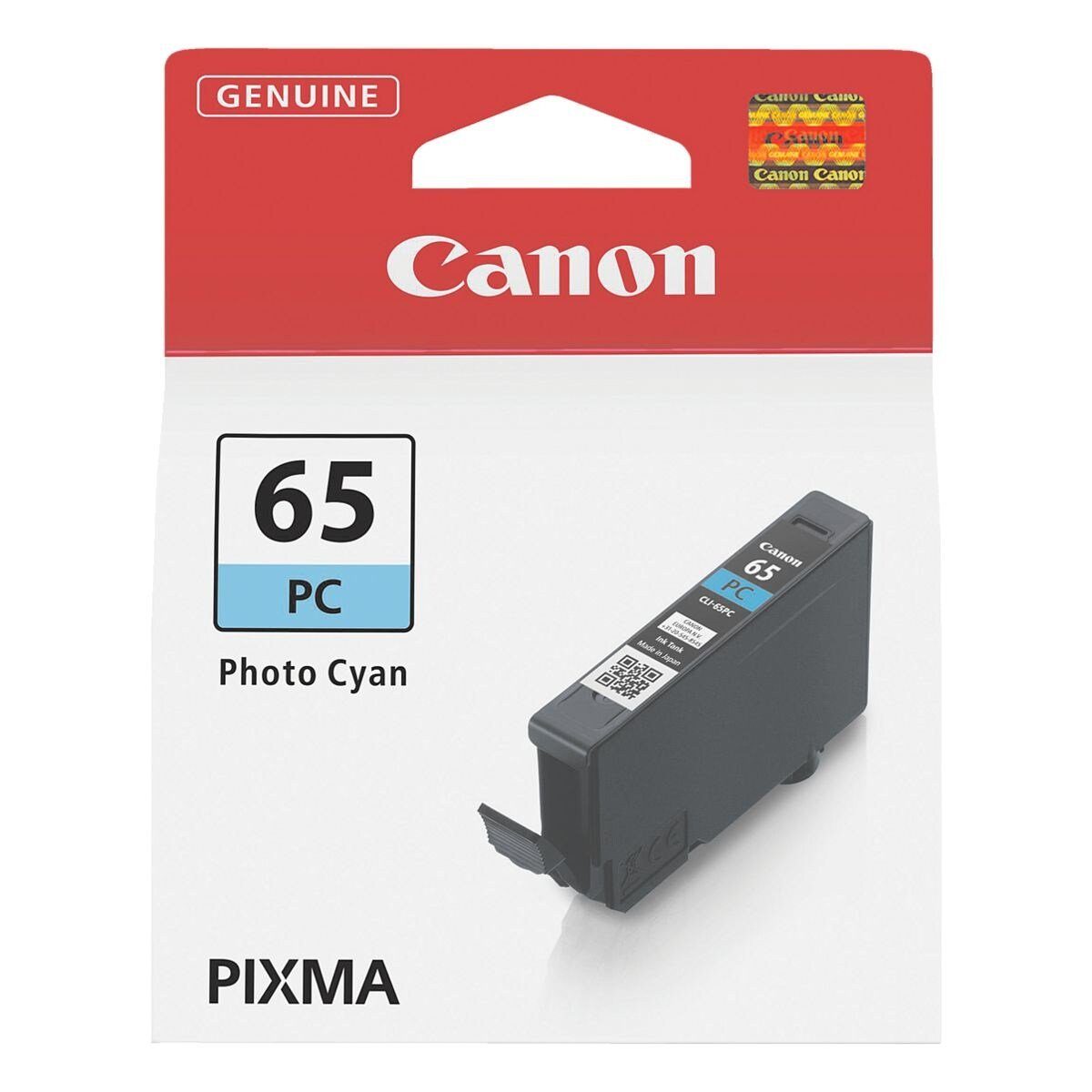 Canon CLI-65 PC Tintenpatrone (Original Druckerpatrone, foto-cyan)