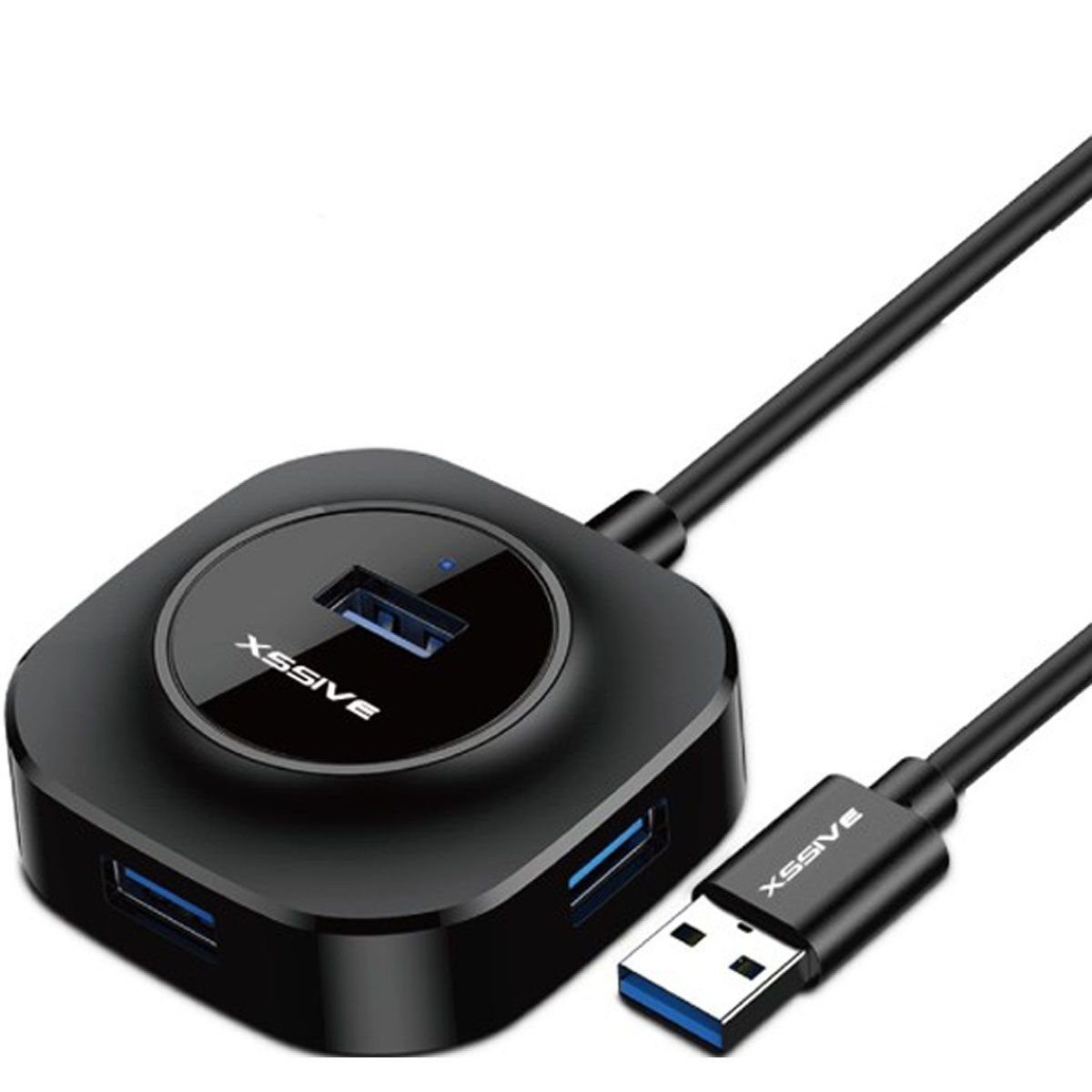 USB-Verteiler USB 3.0 Gen 1 HUB 4x USB Verteiler Super Speed Adapter