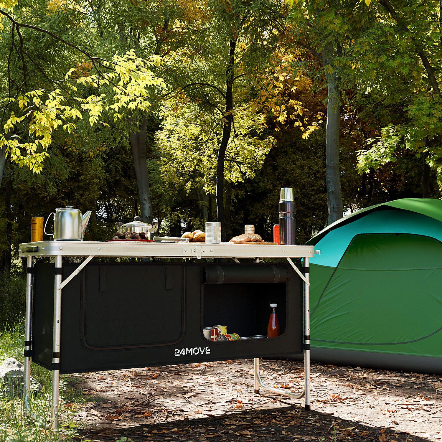 24Move Campingschrank Campingküche PRAIA Outdoorküche Alu günstig online kaufen