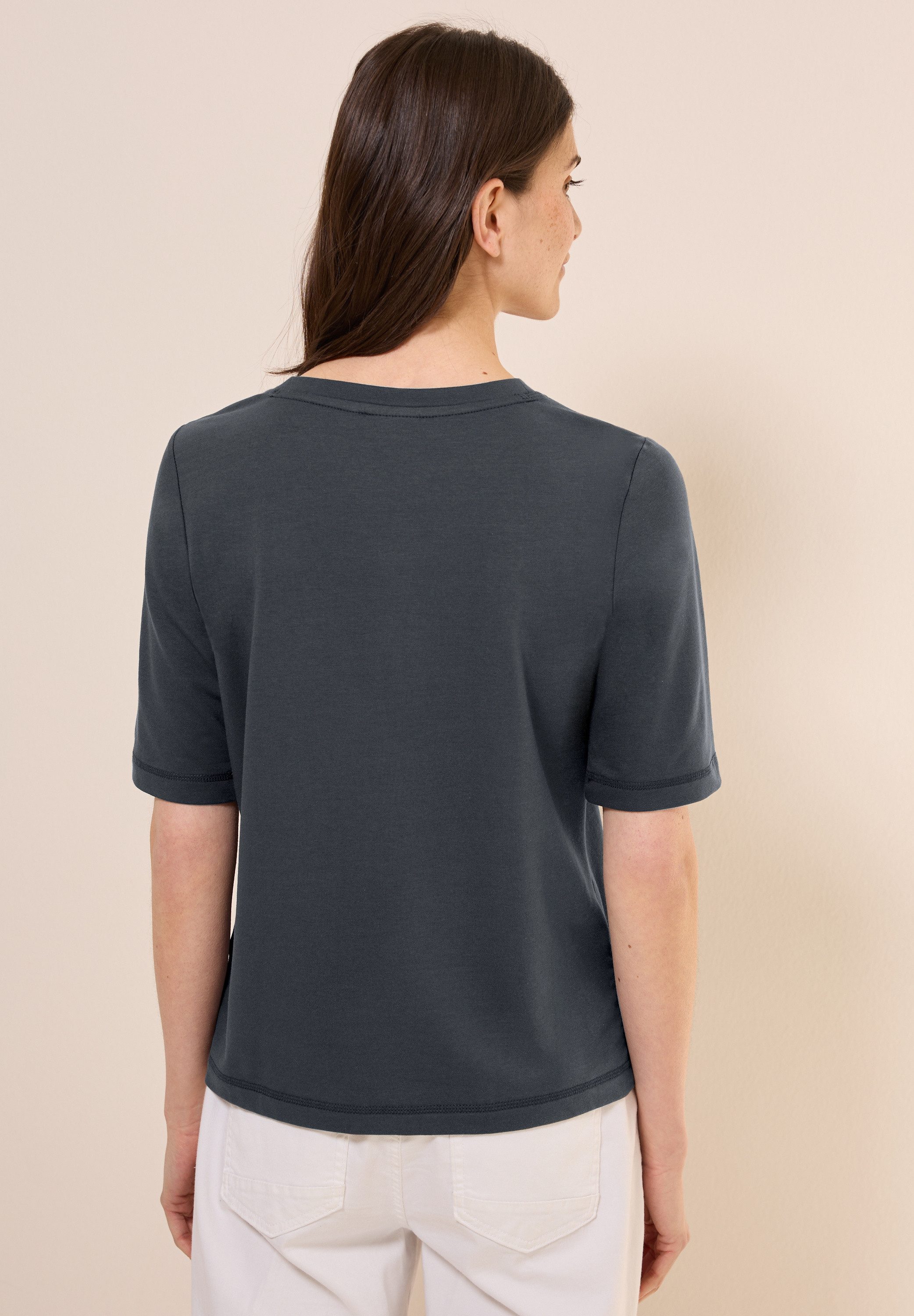 CECIL T-Shirt mit Folienprint günstig online kaufen