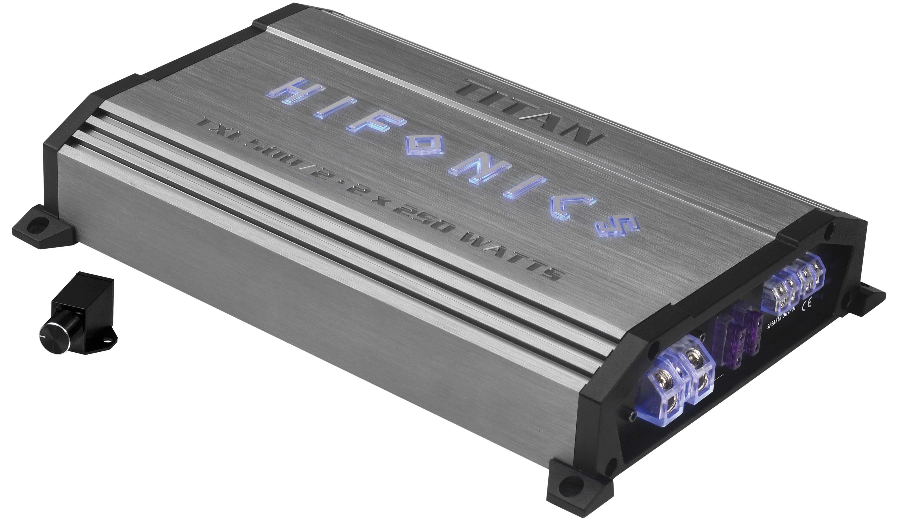 Hifonics TITAN EVO TXE500/2, Class A/B Analog 2-Kanal Verstärker Endverstärker (Anzahl Kanäle: 2)