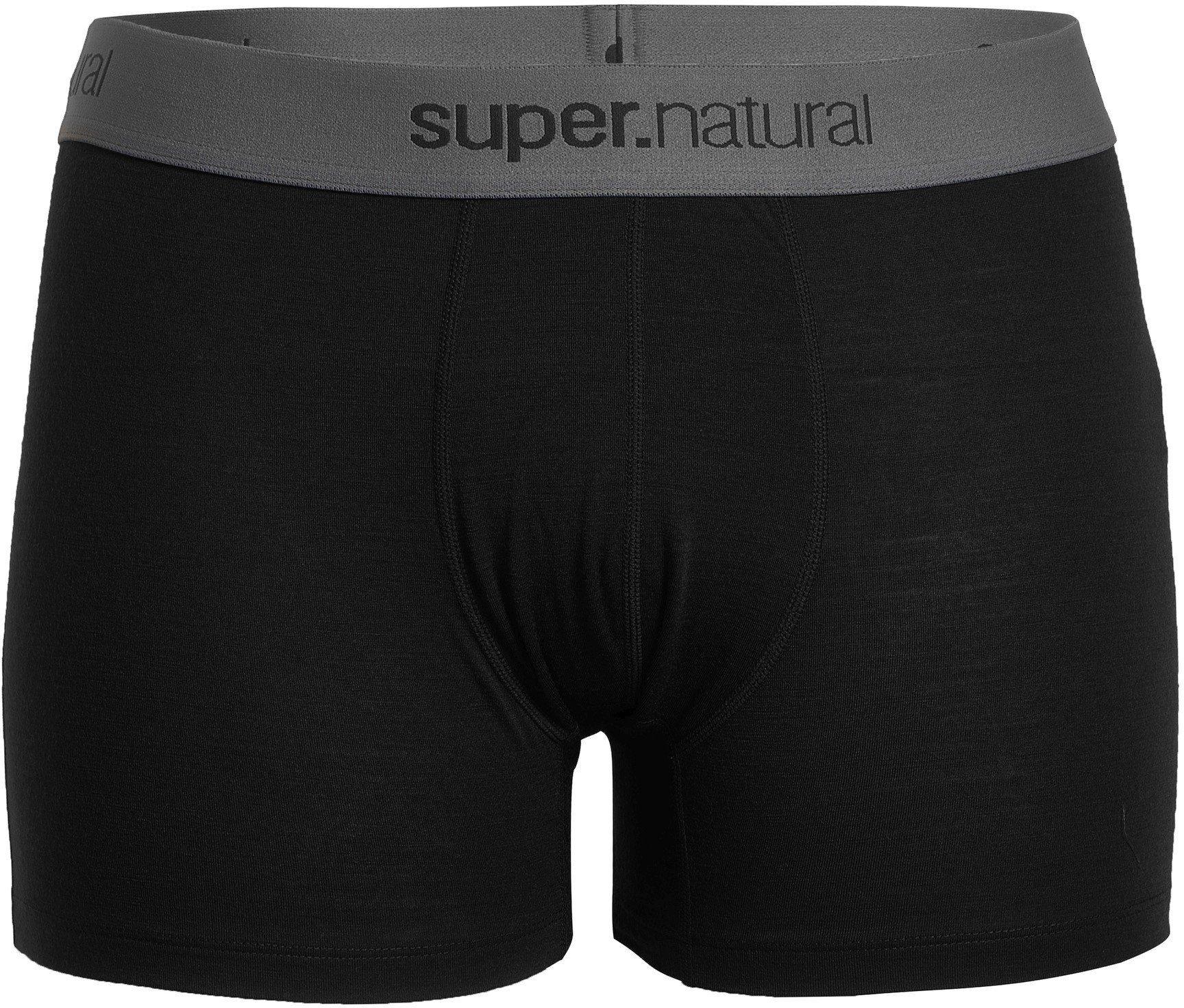 SUPER.NATURAL Funktionsunterhose Mens Base Mid Boxer 175 caviar | Funktionsunterhosen