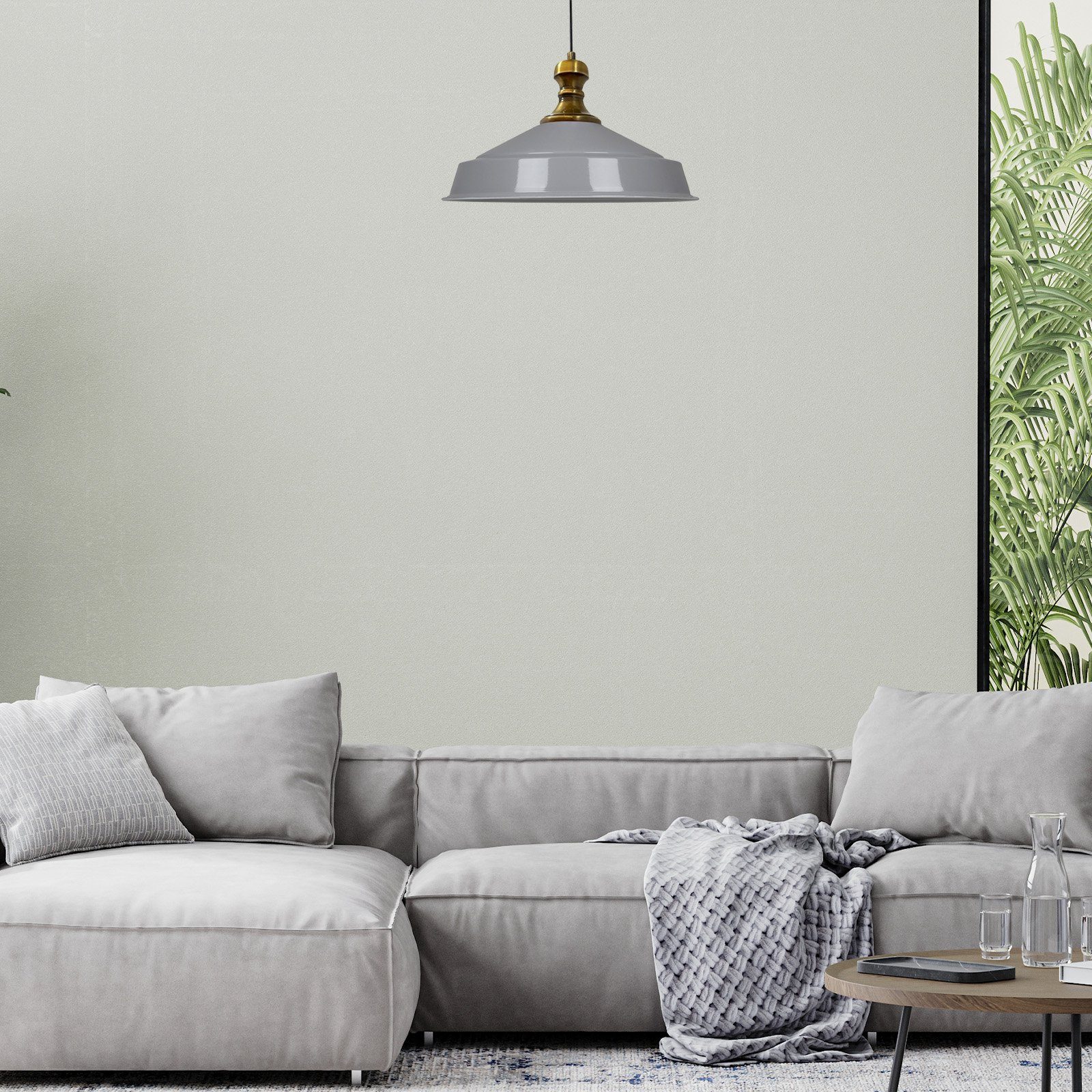 Bamyum Pendelleuchte Bamyum Asletl-Knob Industrie Pendelleuchte, 41 cm Moderne Metall Lampe