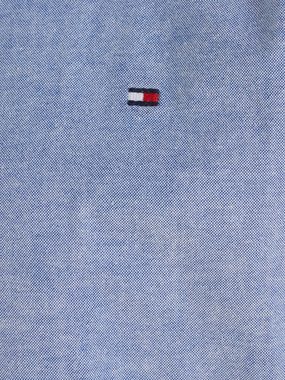 Tommy Hilfiger Langarmhemd FLAG OXFORD SHIRT L/S mit Logostickerei