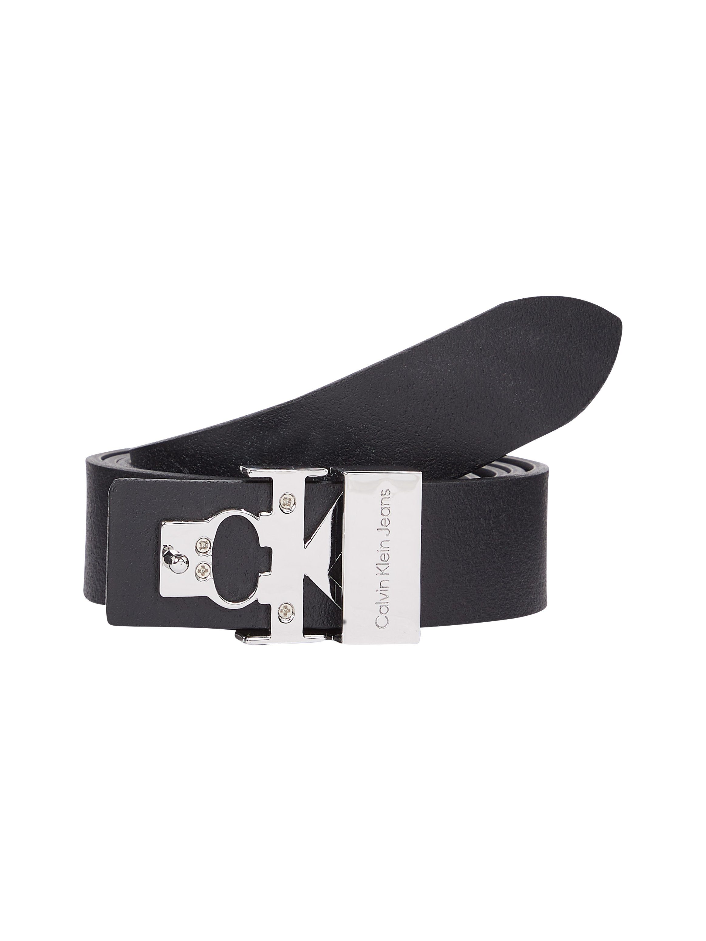 Calvin Klein Jeans Ledergürtel MONOGRAM HARDWARE günstig online kaufen