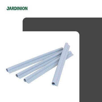 Jardinion Sichtschutzstreifen, (Befestigungsclips, Klemmschienen für Sichtschutzstreifen, 20-St), Clips für Sichtschutz, Ein- und Doppelstabmattenzaun