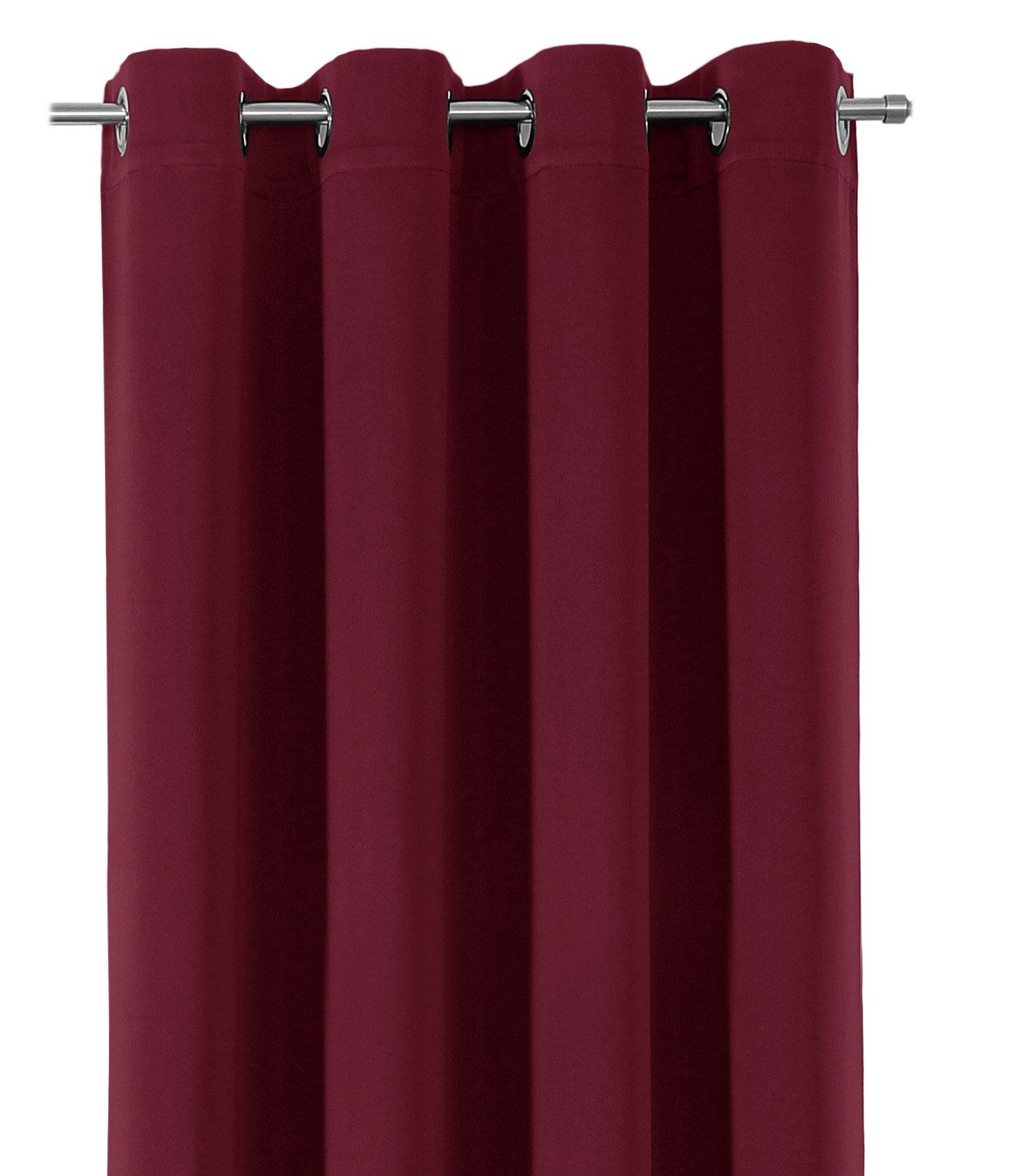 Beautex Verdunkelungsvorhang Verdunkelungsgardine Ösen Vorhang blickdicht a günstig online kaufen