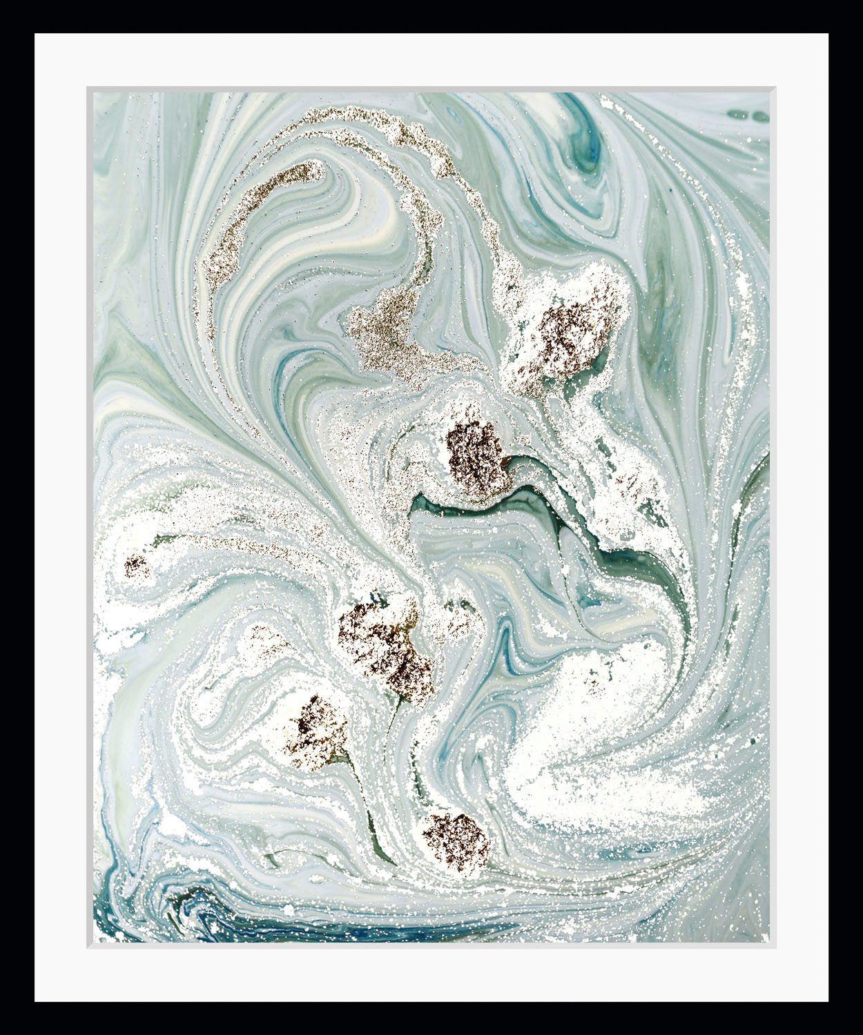 queence Bild Balou, Abstrakt, Marmor (1 St), HD Premium Poster-Druck inkl. Holzrahmen. € 60,67