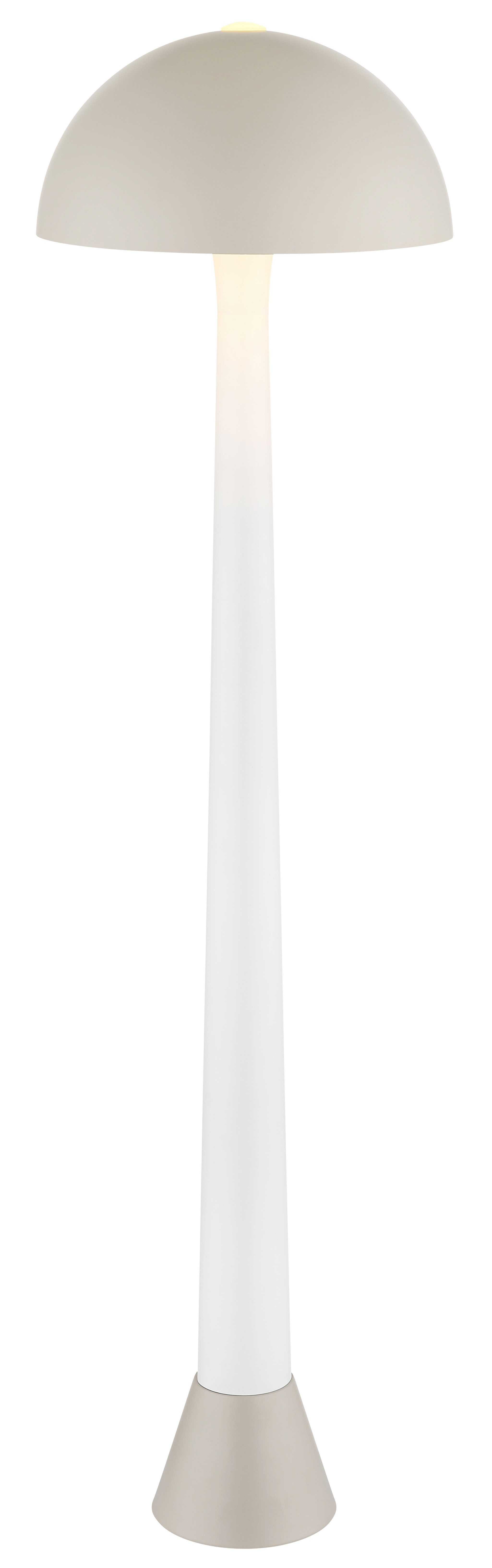 GLOBO LIGHTING Stehlampe MERLIN, ohne Leuchtmittel, warmweiß - kaltweiß, Stehlampe mit Pilzschirm