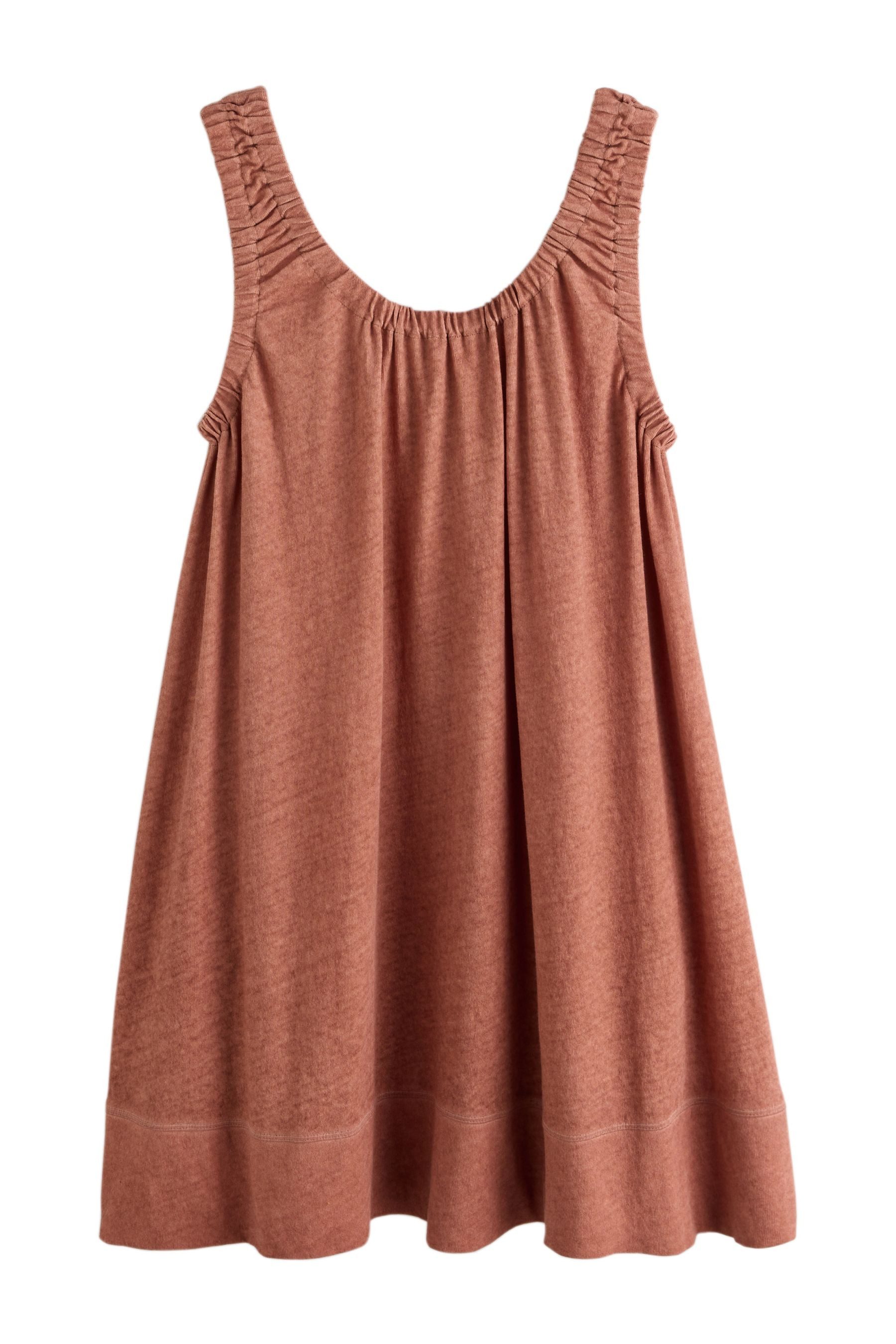 Next Jerseykleid Minikleid mit U-Ausschnitt und Waschung (1-tlg)