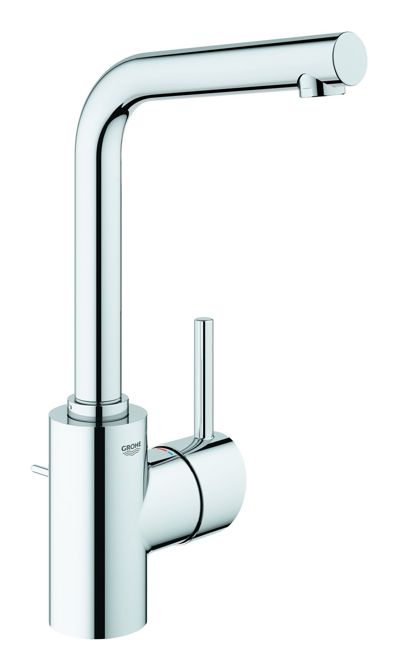 Grohe Waschtischarmatur Concetto Einhand L-Auslauf mit Zugstangen ...