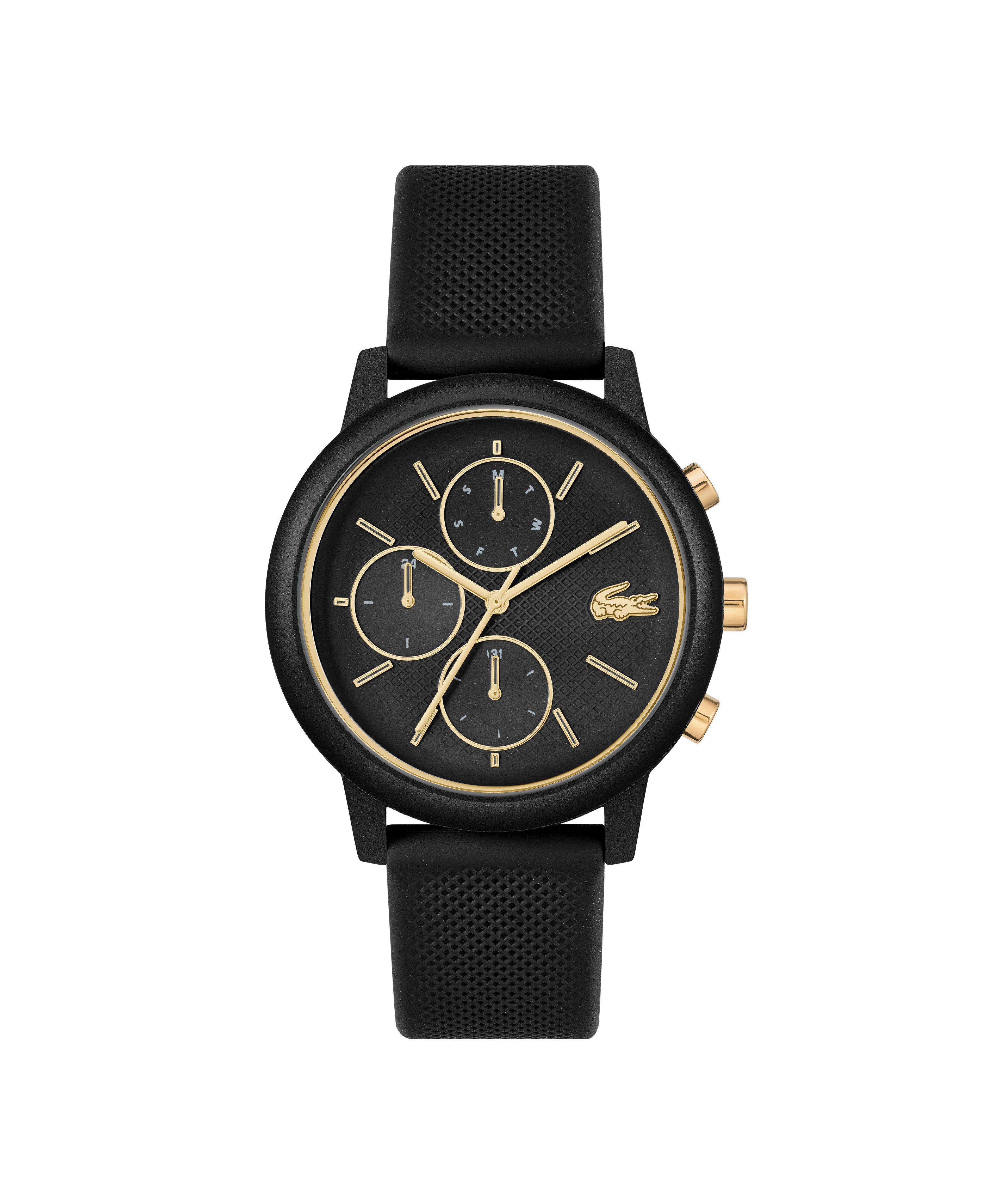 Lacoste Multifunktionsuhr LACOSTE.12.12 MOVE MULTI 2011469, Quarzuhr, Armbanduhr, Herrenuhr, Silikonarmband, analog