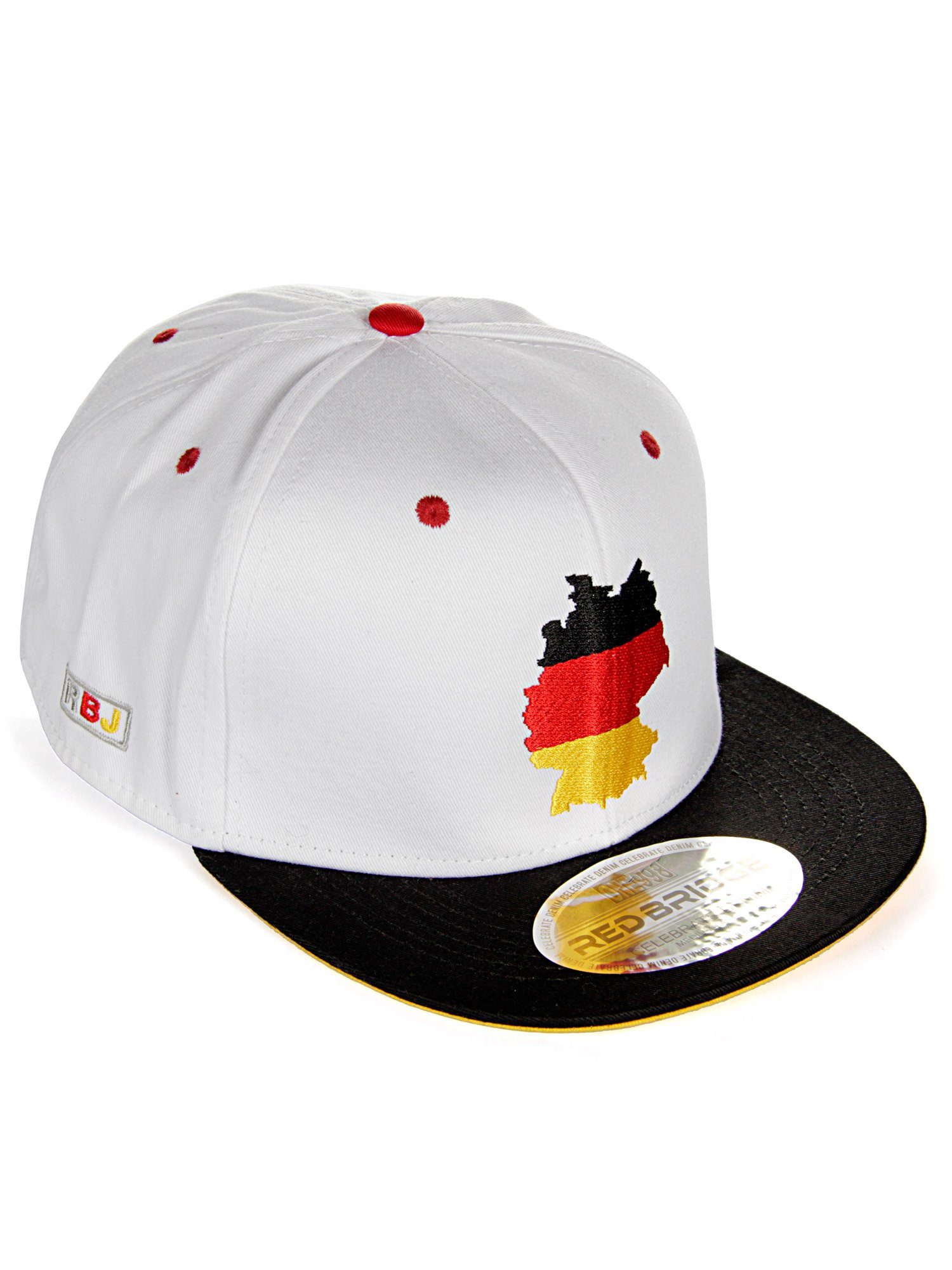 RedBridge Baseball Cap trendiger weiß Shoreham Deutschland-Stickerei mit