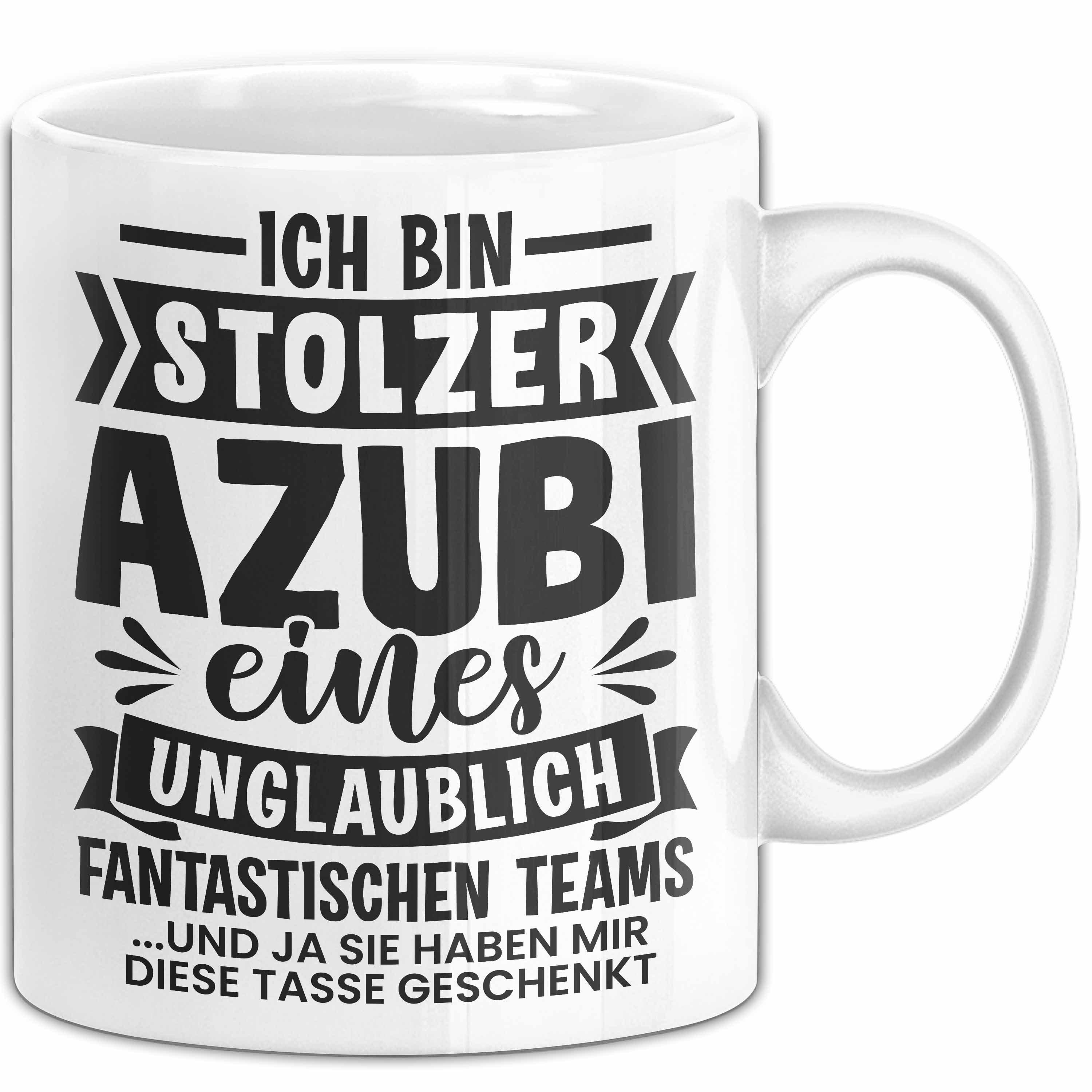 Tasse Azubi Tasse Geschenk Bester Azubi Auzubildender Und Ja Sie Haben Mir D