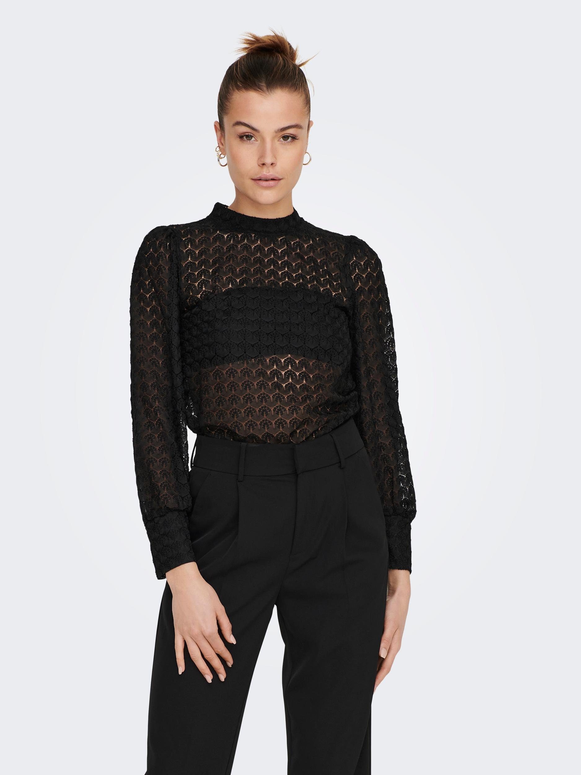 JDY Langarmshirt JDYAVERY L/S LACE TOP günstig online kaufen