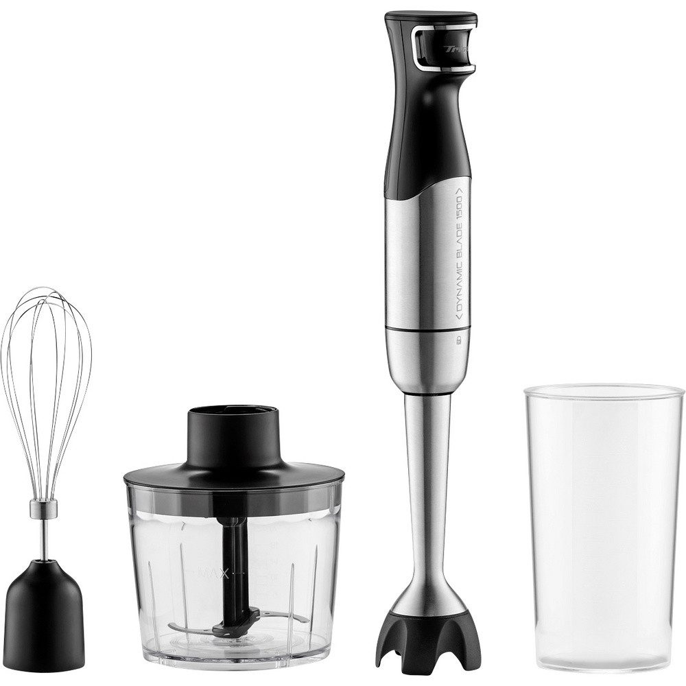 Trisa Stabmixer Trisa Dynamic Blade 1500 Stabmixer 1500 W Schwarz, Silber, 1500.00 W