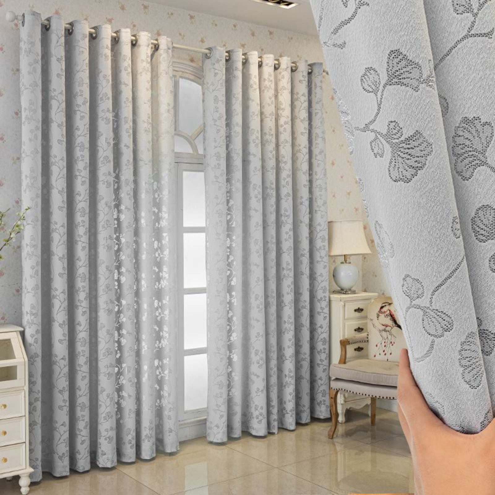 BYSURE Vorhang, Ösen (2 St), halbtransparent, günstig online kaufen