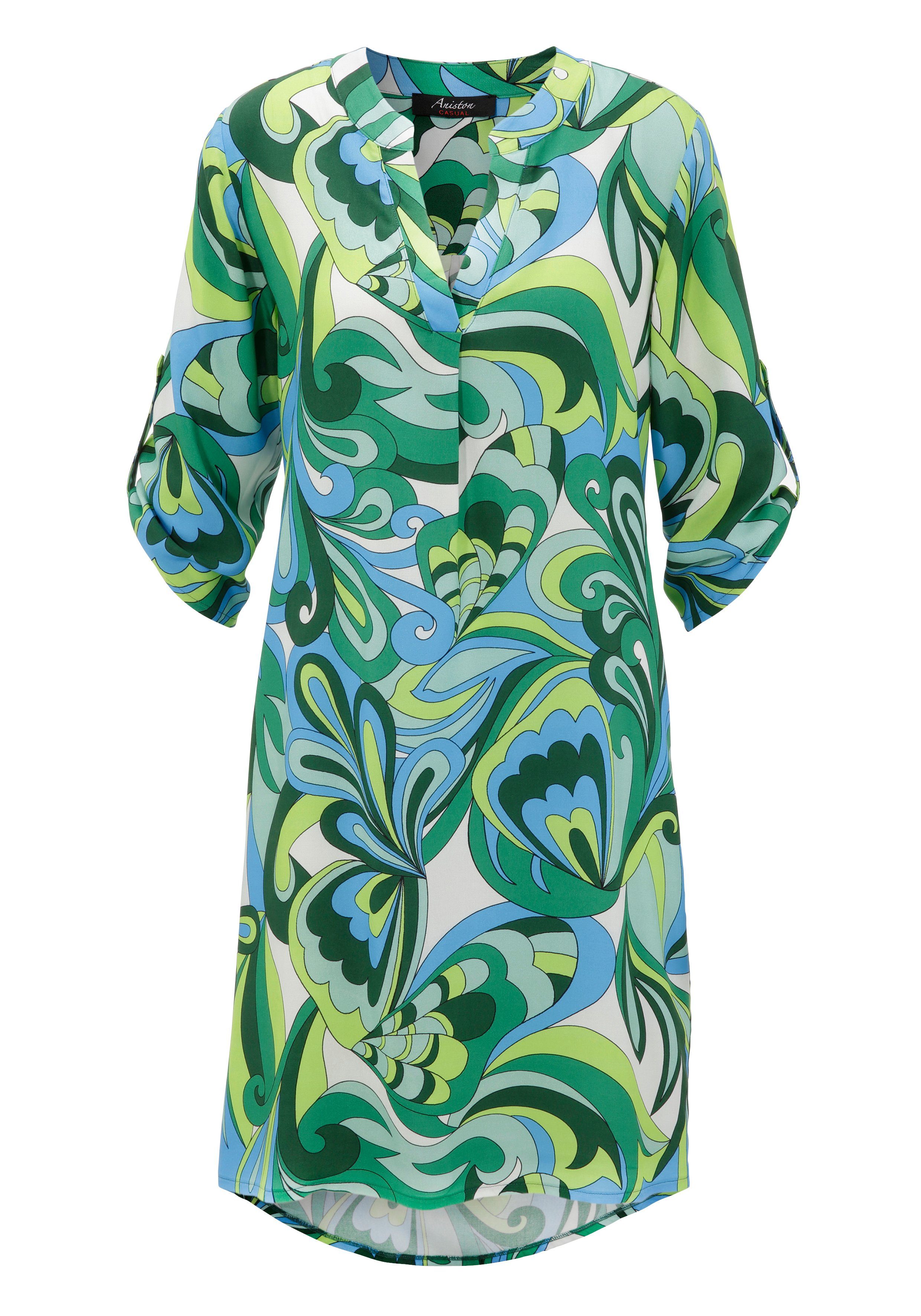 ANISTON CASUAL Sommerkleid mit farbharmonischem, graphischem Druck mehr
