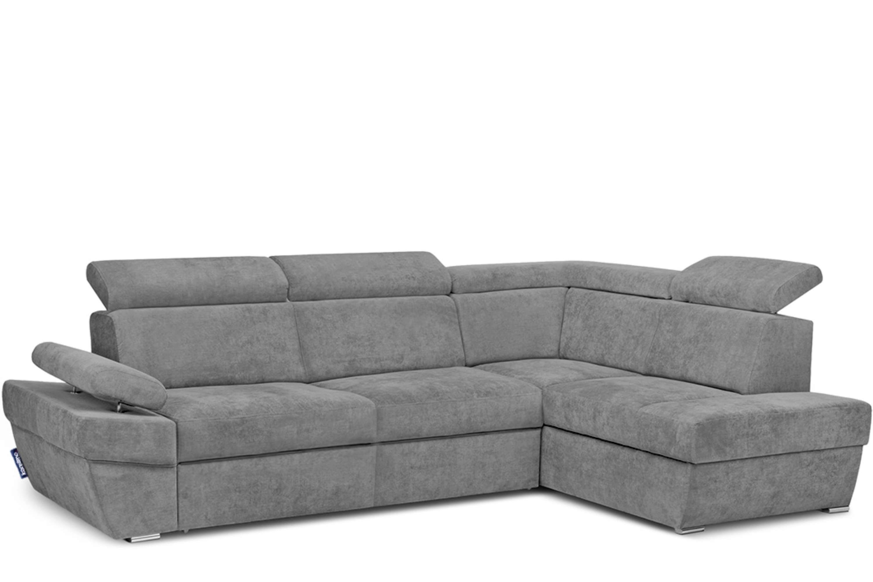 KONSIMO® Ecksofa RATLO Ecksofa, mit Bettfunktion und Bettkasten,verstellbare Armlehne/Kopfstütze