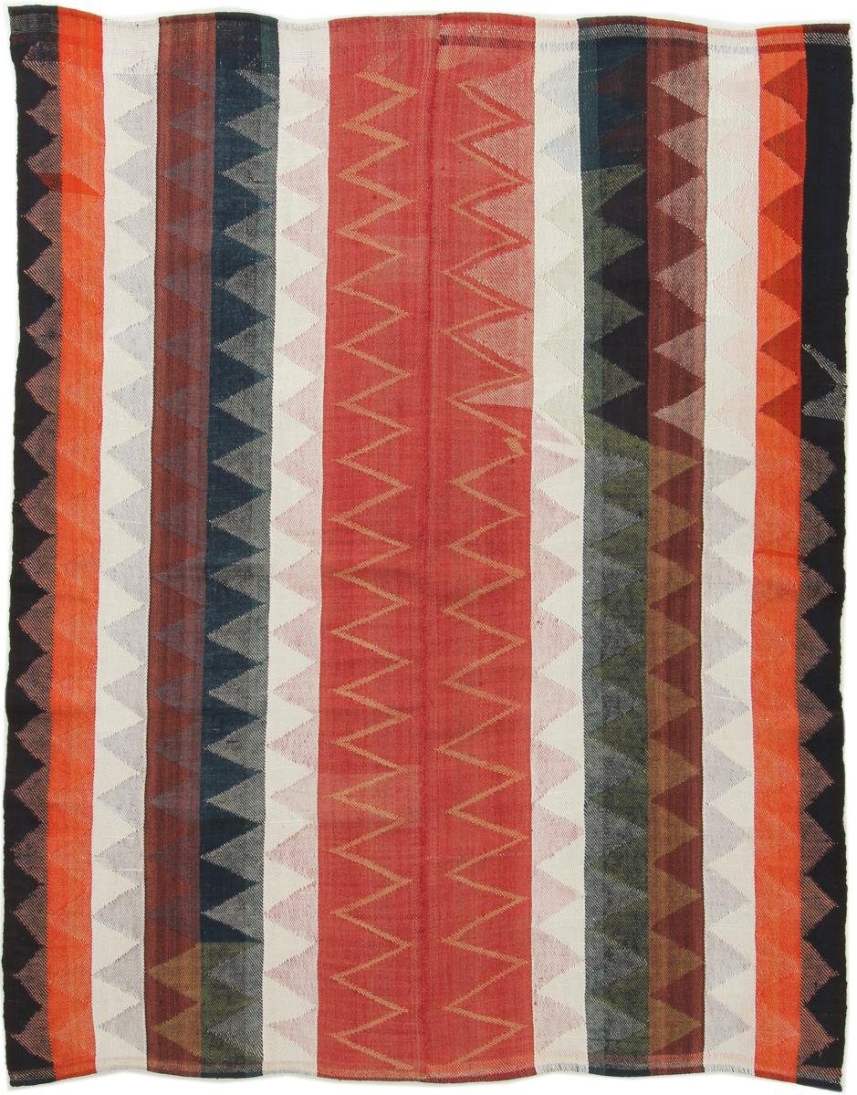 Orientteppich Kelim Fars Antik 148x183 Handgewebter Orientteppich / Perserteppich, Nain Trading, rechteckig, Höhe: 4 mm