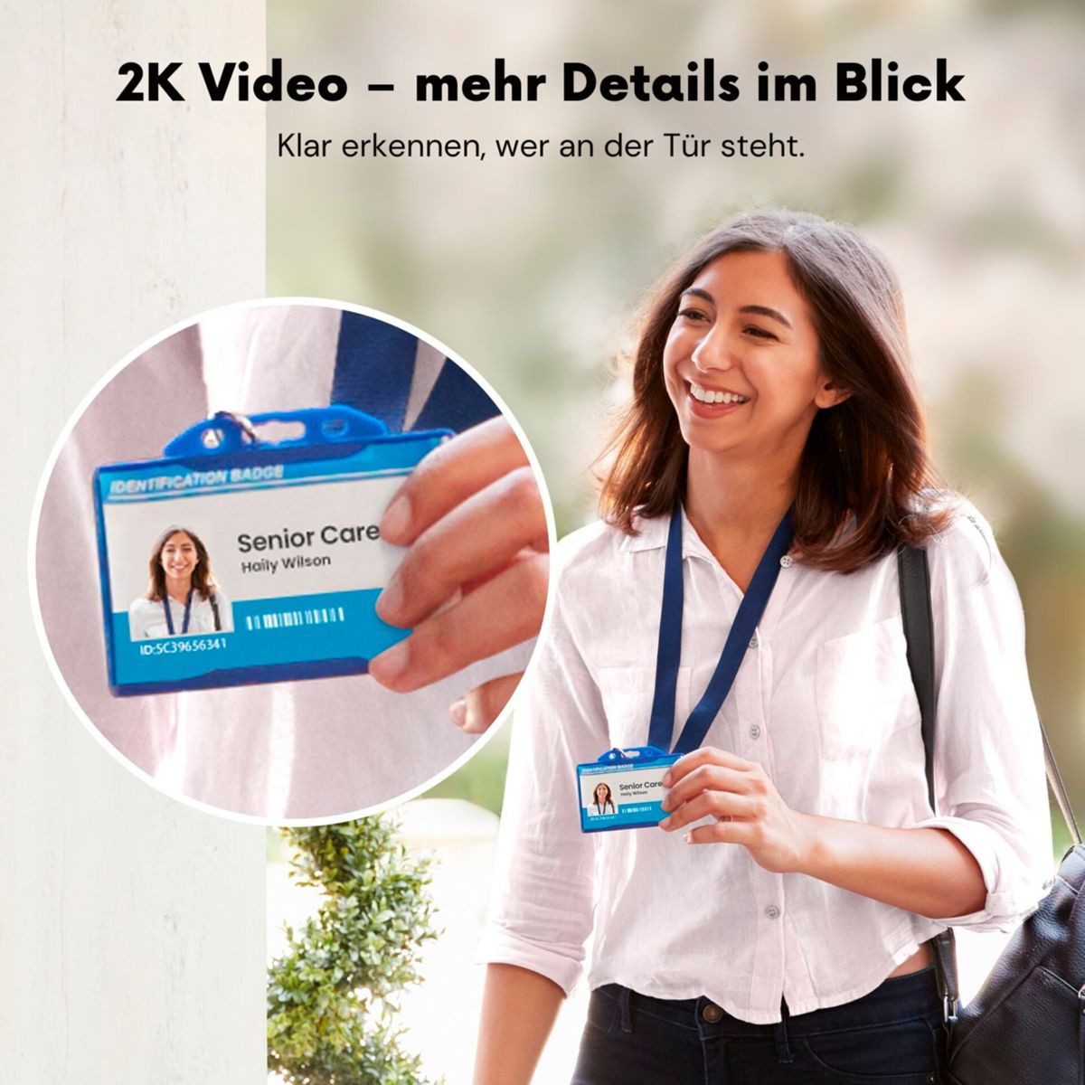 Aosu Überwachungskamera Zubehör Smart Security Video Doorbell SE – Bild 5 von 5