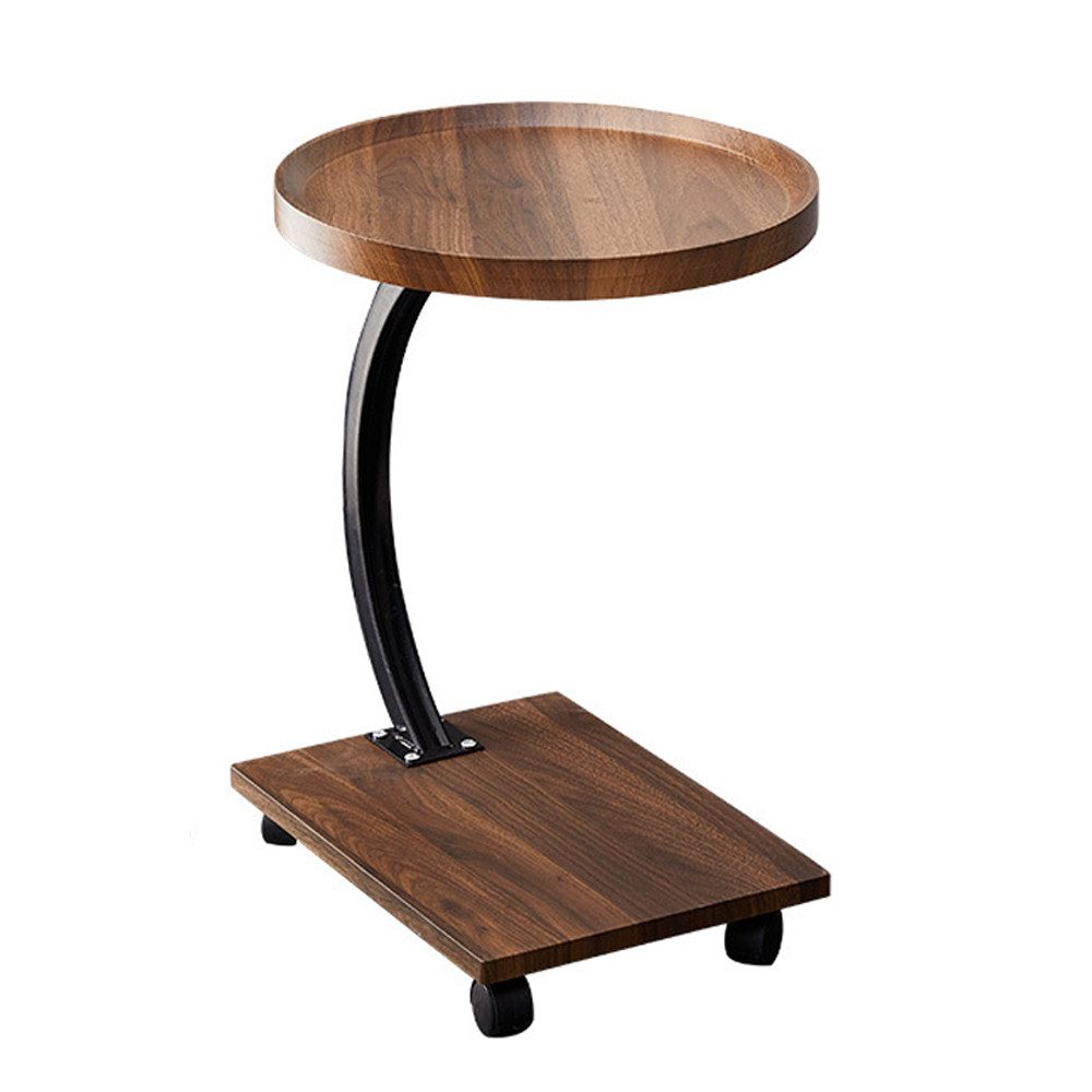 NUODWELL Beistelltisch Beistelltisch C-Form, Beweglicher Holz Couchtisch Kl günstig online kaufen