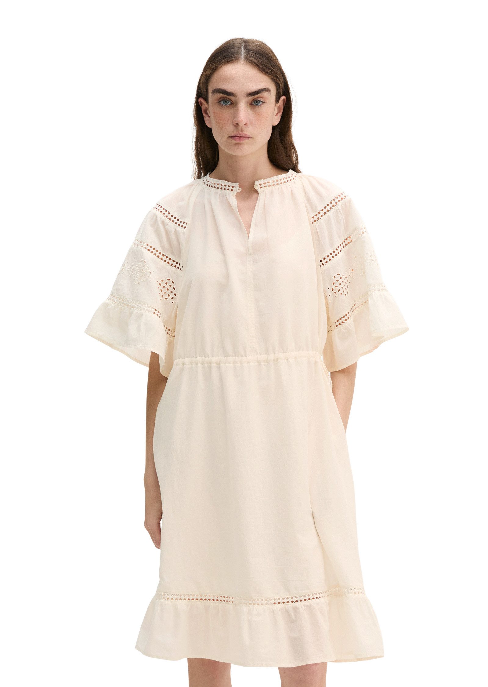 Marc O'Polo Minikleid aus besticktem Baumwoll-Voile