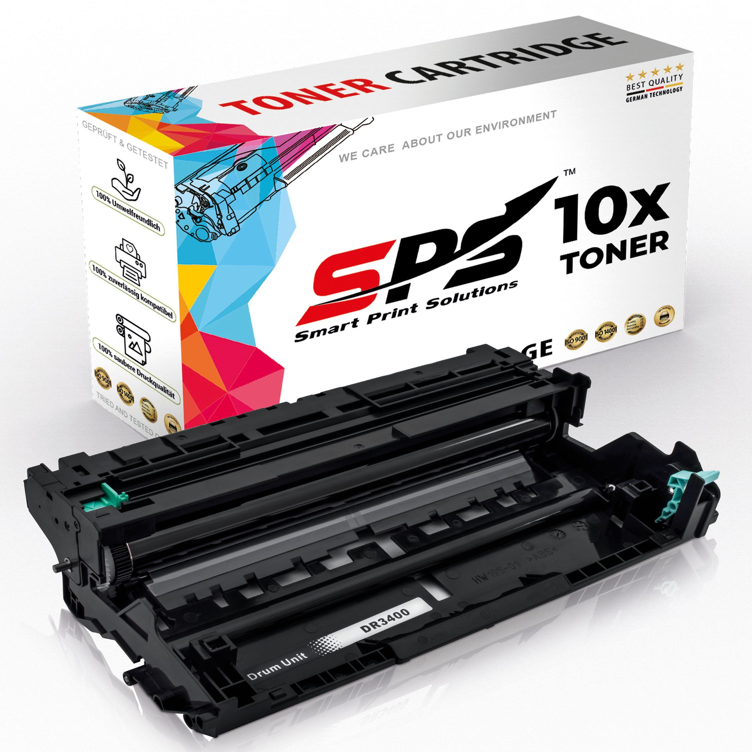 SPS Tonerkartusche (10er Brother DR-3400, HL-L6300DW für Pack) Kompatibel