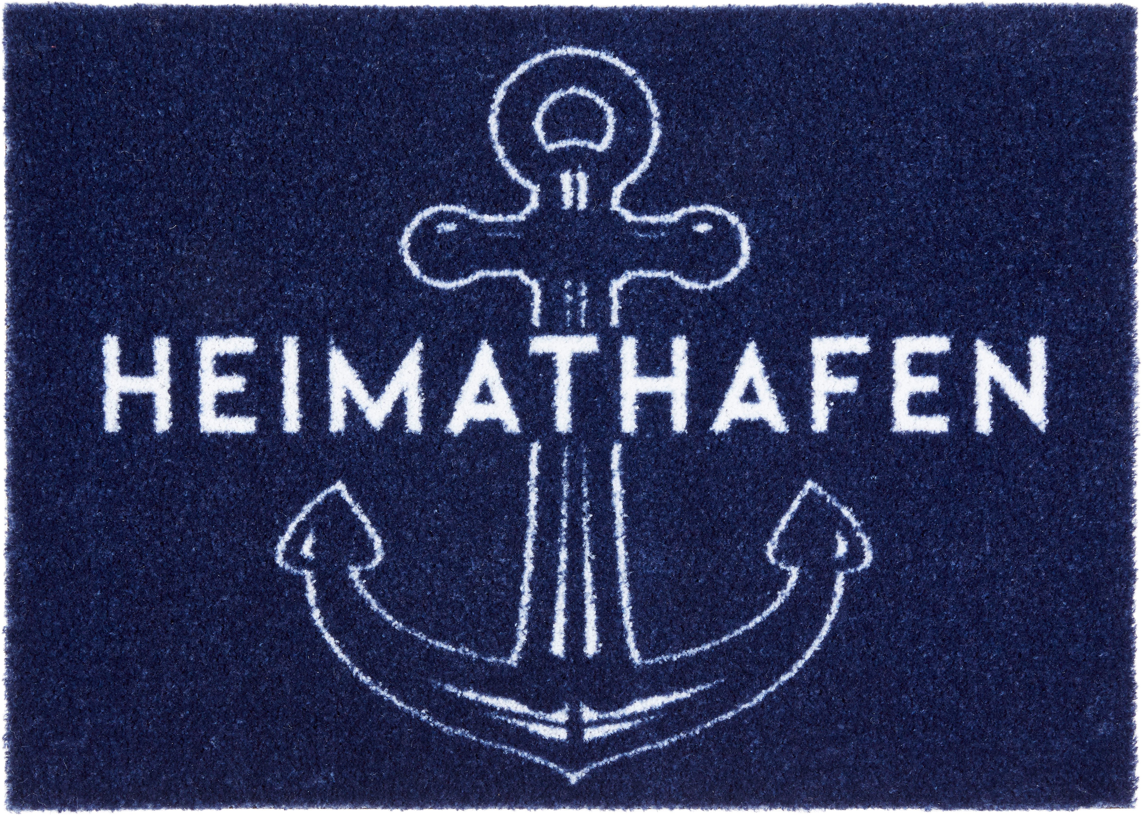 ASTRA Fußmatte Deco Brush 1630, rechteckig, Höhe: 7 mm, Schmutzfangmatte, mit Spruch, In -und Outdoor geeignet