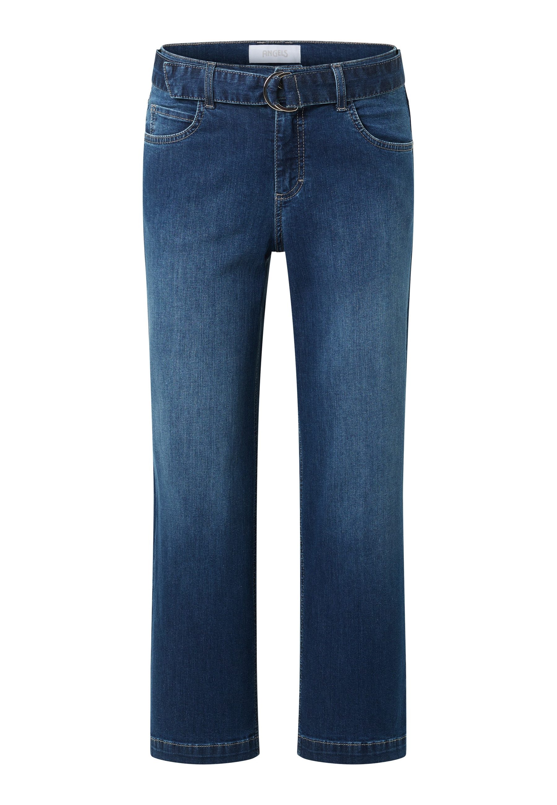 ANGELS 7/8-Jeans Linn City Culotte im Relaxed Fit, mit Gürtel – Bild 5 von 5