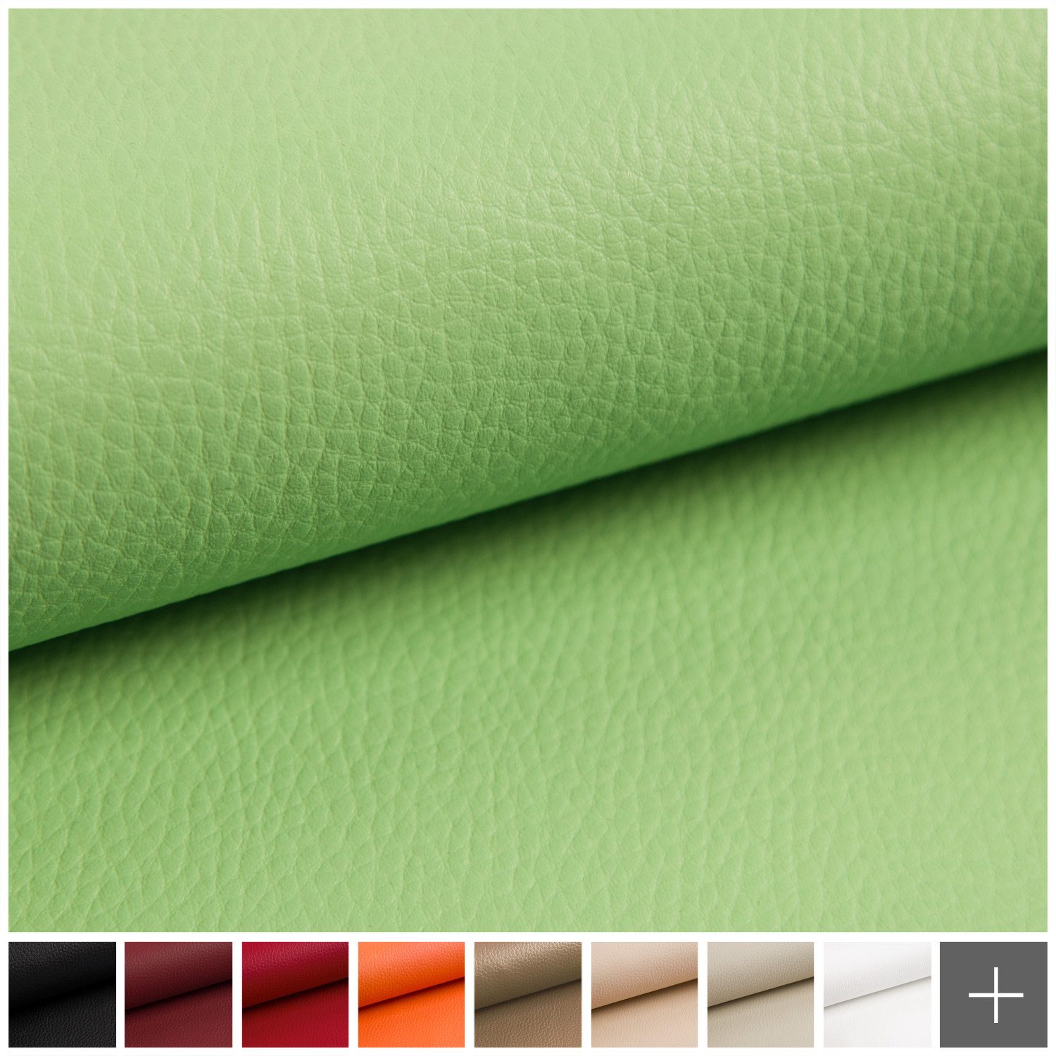 novely® Stoff DONAU Weiches Kunstleder Polsterstoff Möbelstoff, formstabil, kältebeständig, pflegeleicht, Meterware, 1lfm