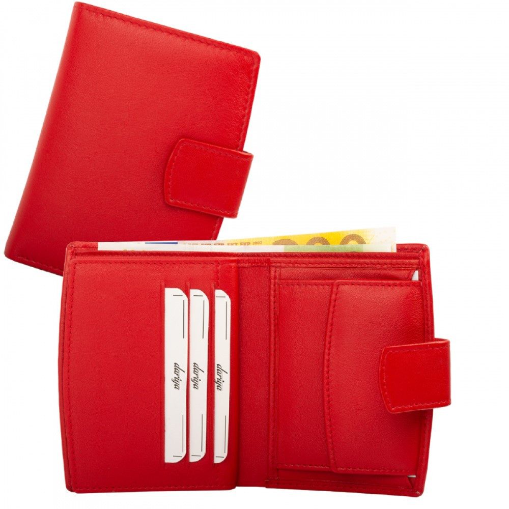 Ware aus aller Welt Geldbörse Echtleder Portemonnaie Leder Geldbörse rot Na günstig online kaufen