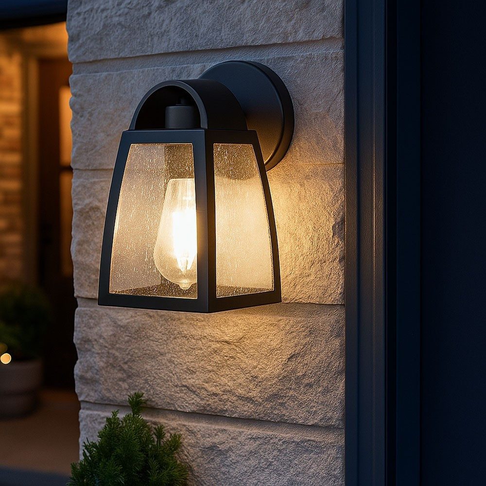 LUTEC Außen-Wandleuchte Außenwandleuchte 40W E27 Außenlampe Wandleuchte IP44 Wandlampe, Außenlampe Wandleuchte Wandlampe Gartenbeleuchtung