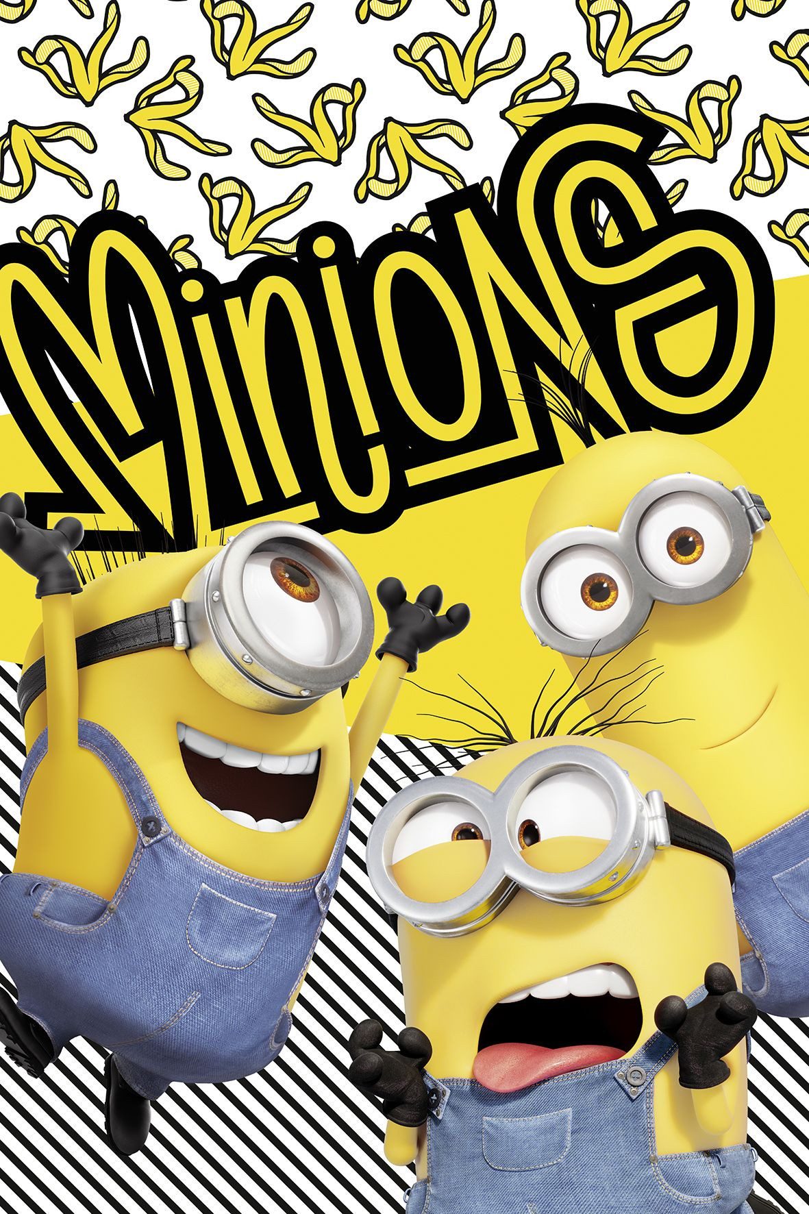 Wohndecke Minions 2 "Banana" Fleecedecke Schmusedecke Kuscheldecke 100 x 150 cm, Jerry Fabrics