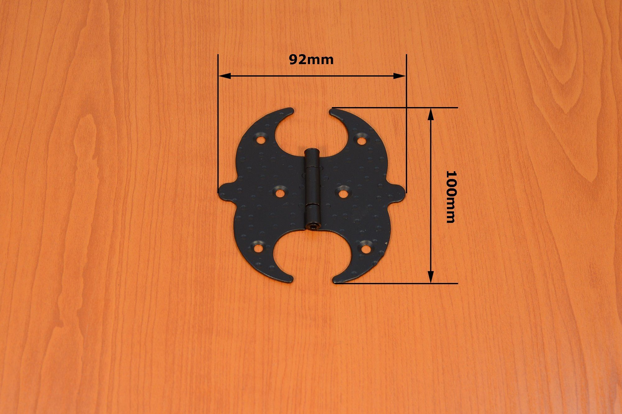 AMIG Möbelbeschlag Scharniere Alte Beschläge im restaurierungsshop symmetrisch, 4Stk (4 St)