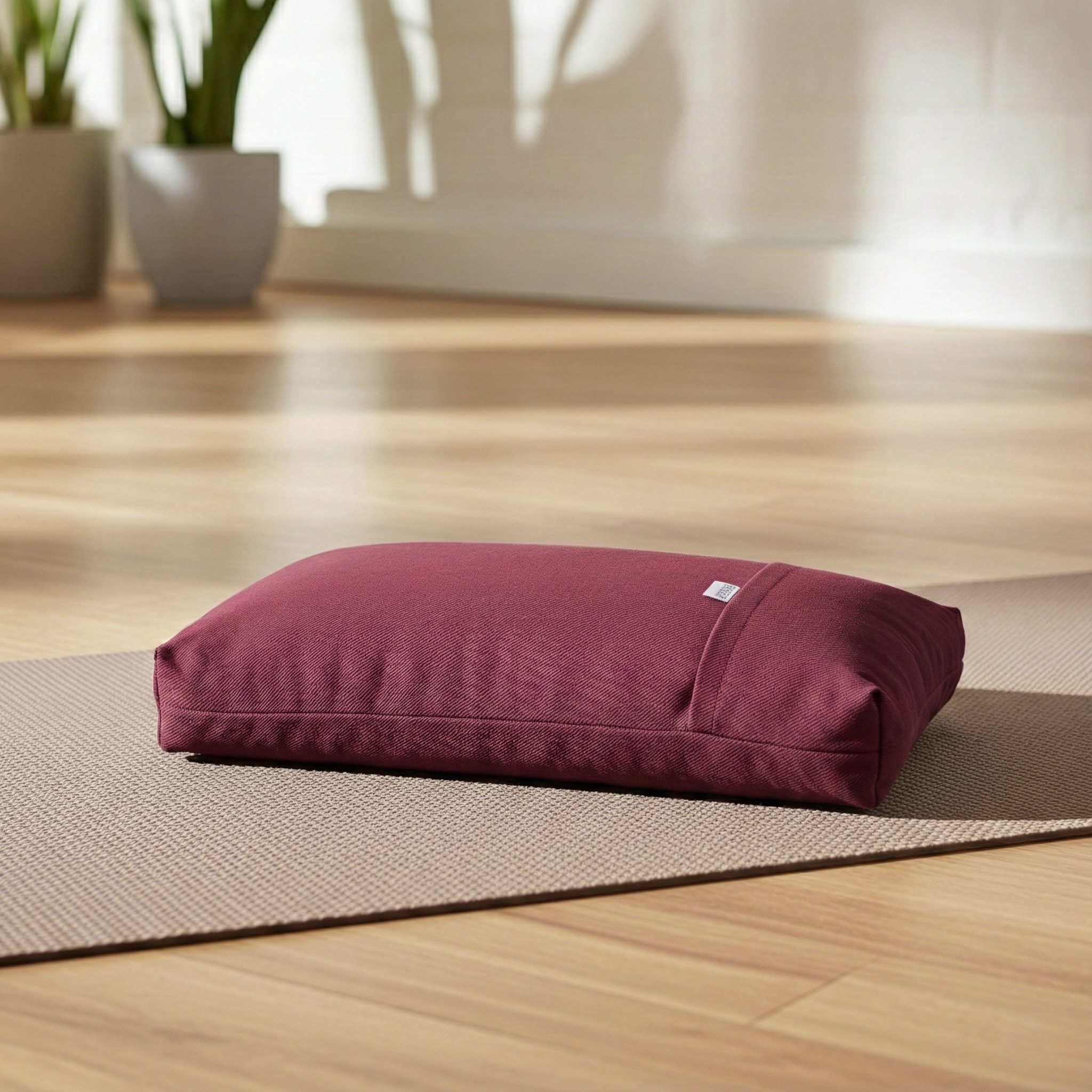 Yogistar Yogakissen Yogakissen - klein, Leichtes Sitzkissen, ideal für Asanas, mit Kapok oder Dinkelspelz